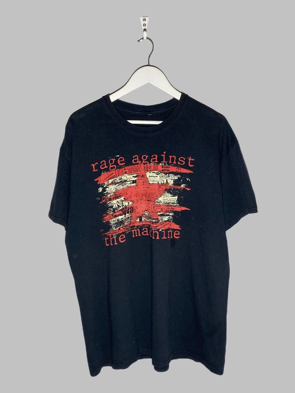 Band Tees 🔥 RAGE AGAINST THE MACHINE TEE GRUNGE T-SHIRT Size US XL / EU 56 / 4 - 1 Thumbnail