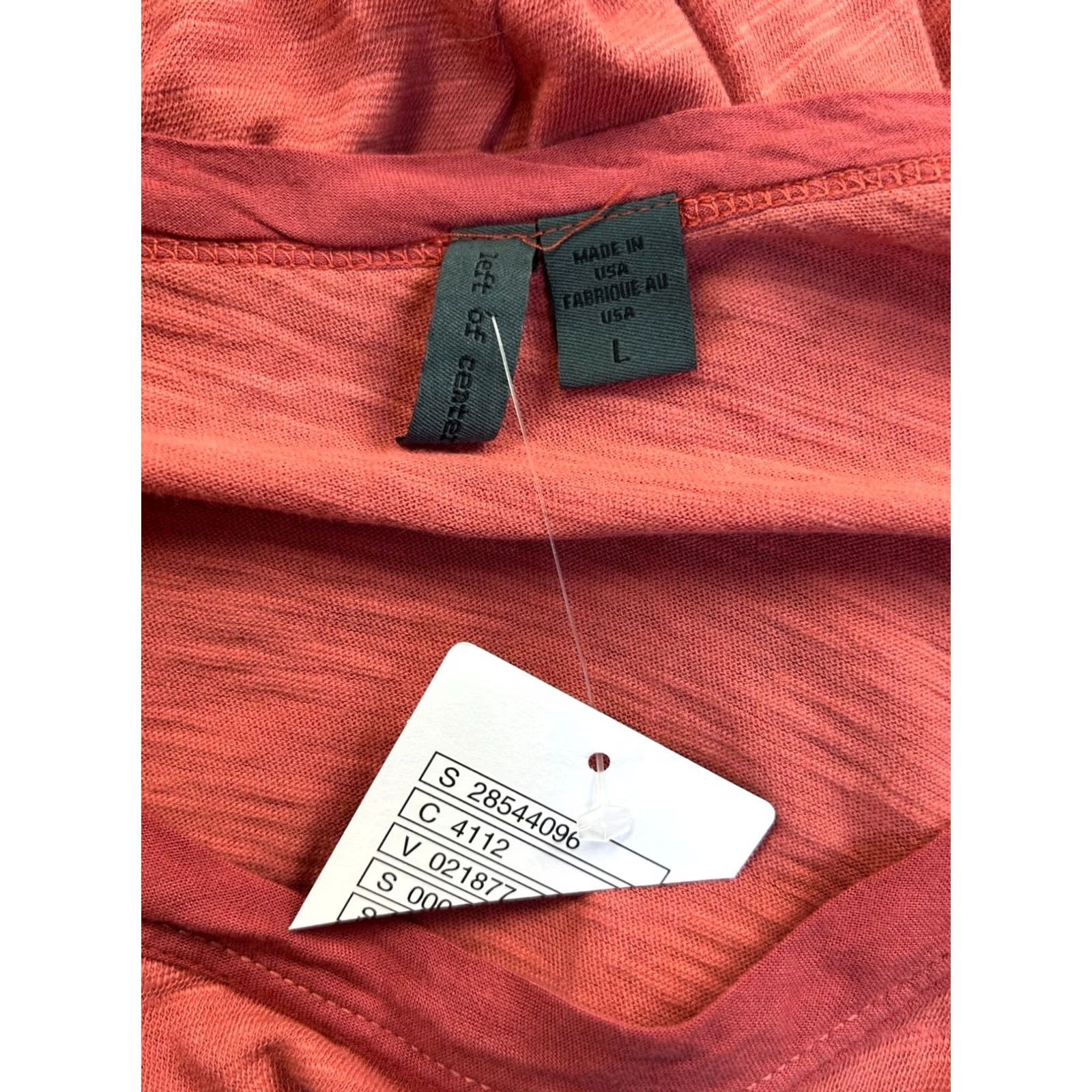 Anthropologie Anthropologie Left of Center Tunic Top Scoop Neck Corset Back Red Womens Large Size L / US 10 / IT 46 - 4 Thumbnail