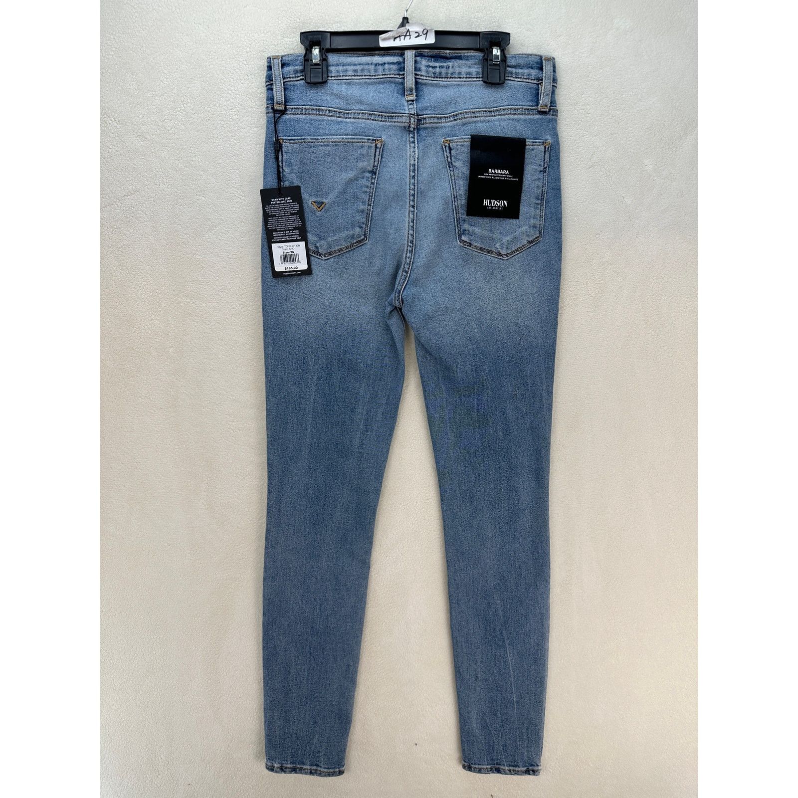 Hudson HUDSON JEANS WOMEN'S 26 BARBARA HIGH-WAIST SUPER SKINNY ANKL Size 26" / US 2 / IT 38 - 6 Thumbnail
