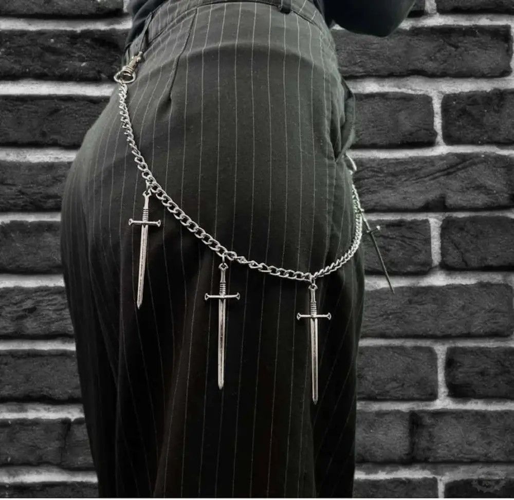 Jewelry Cross Sword Waist Pant Chain Size ONE SIZE - 1 Thumbnail