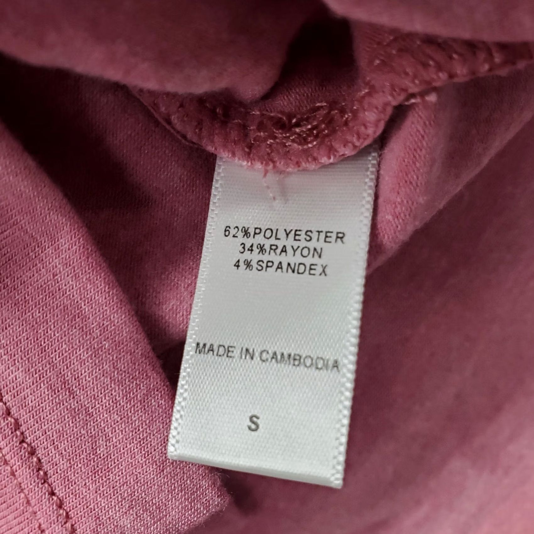 Vintage Cuddl Duds Tunic Top Womens Size S Pink Long Sleeve Mock Neck Slit Pullover Size S / US 4 / IT 40 - 7 Thumbnail