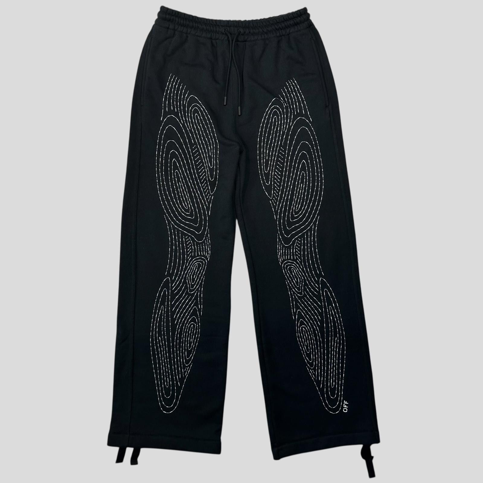 Off-White Off-white Virgil Abloh 2013 Body Stitch Heavy Joggers S (M) Size US 30 / EU 46 - 3 Thumbnail