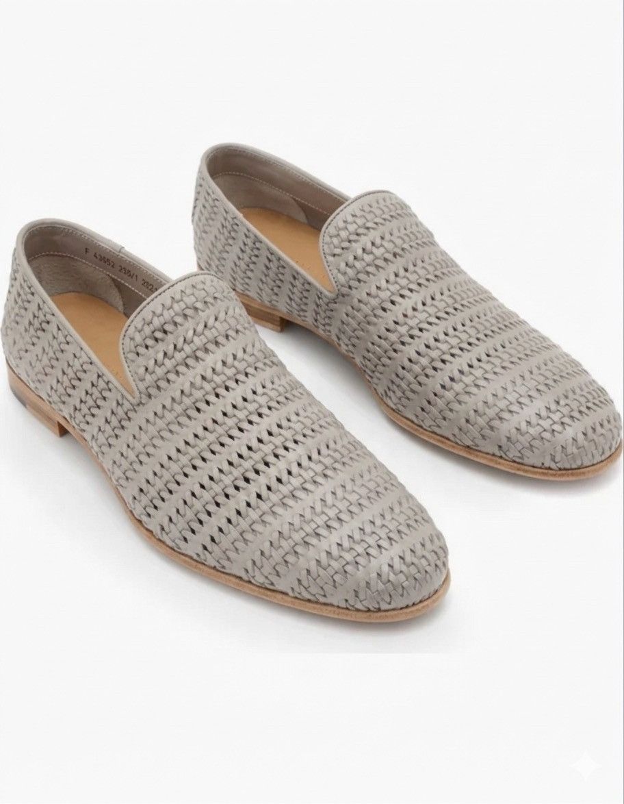 John Varvatos Venice Woven Slip On EU 44 USA 10.5 Size US 10.5 / EU 43-44 - 1 Thumbnail