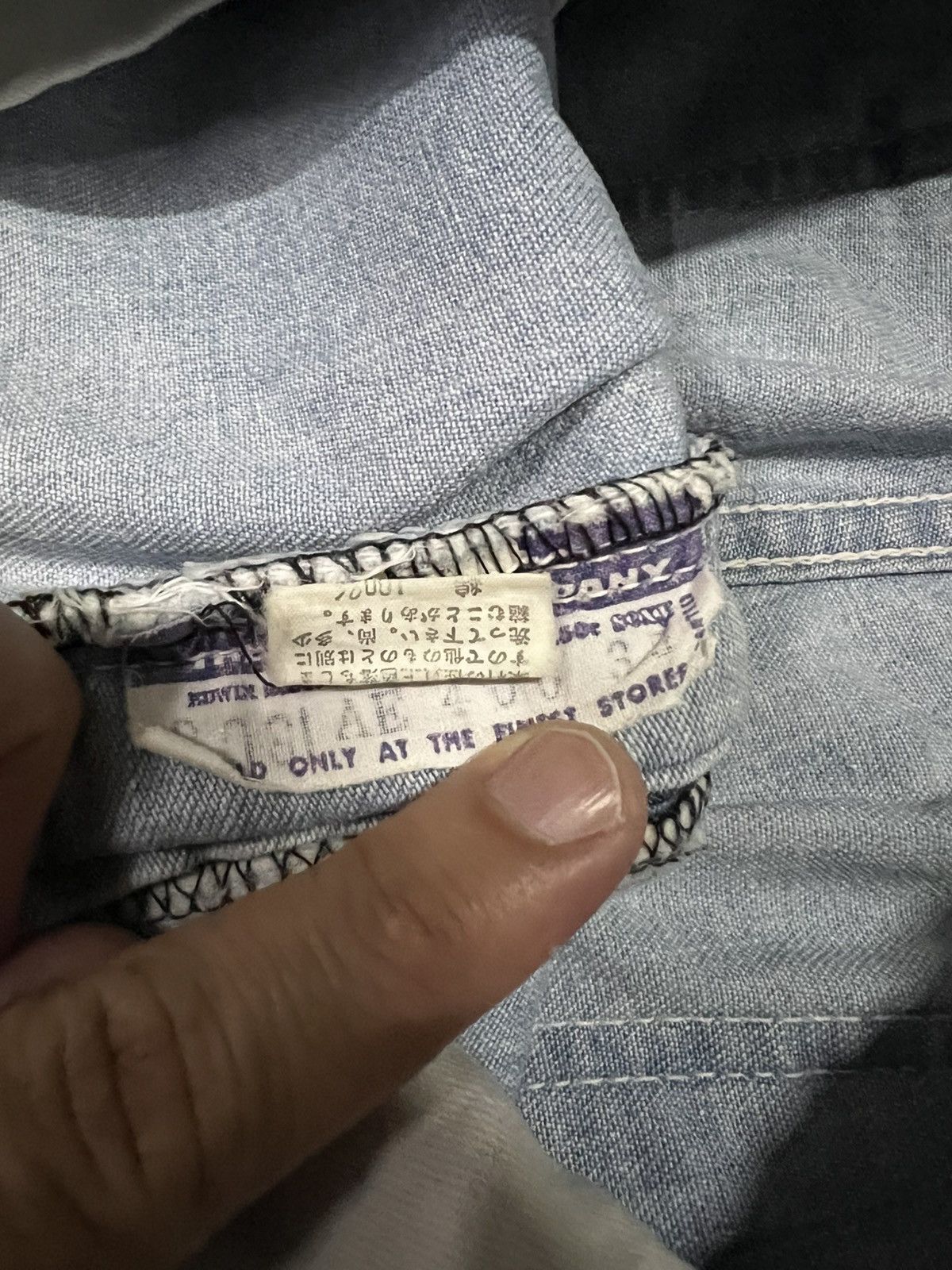 Edwin 💥Baggy💥Vintage 80’s Edwin Light Wash Distress Jean Size US 32 / EU 48 - 13 Thumbnail