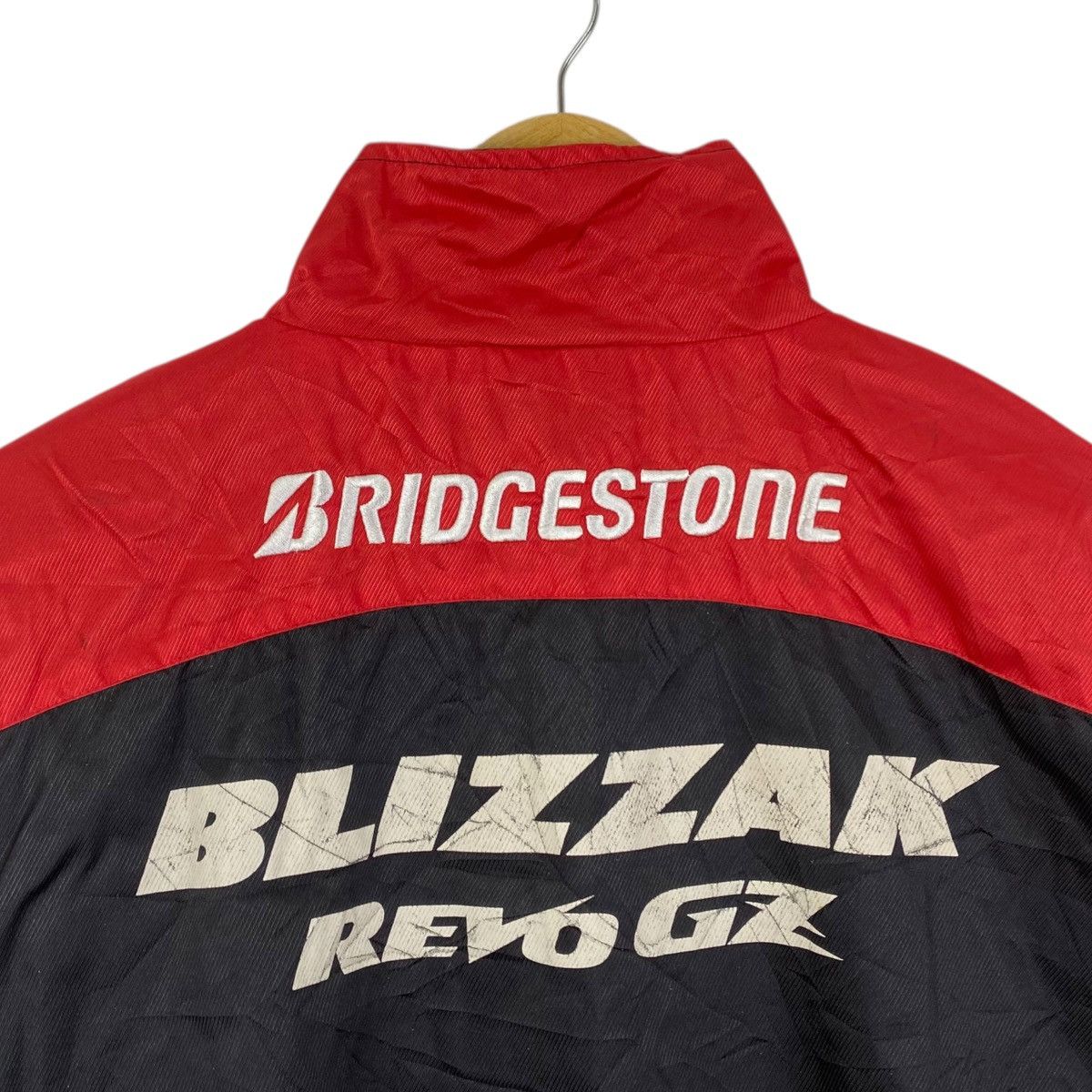 Vintage BLIZZAK BRIDGESTONE Revo GZ Racing Team Formula1 Windbreaker Size US XL / EU 56 / 4 - 6 Thumbnail