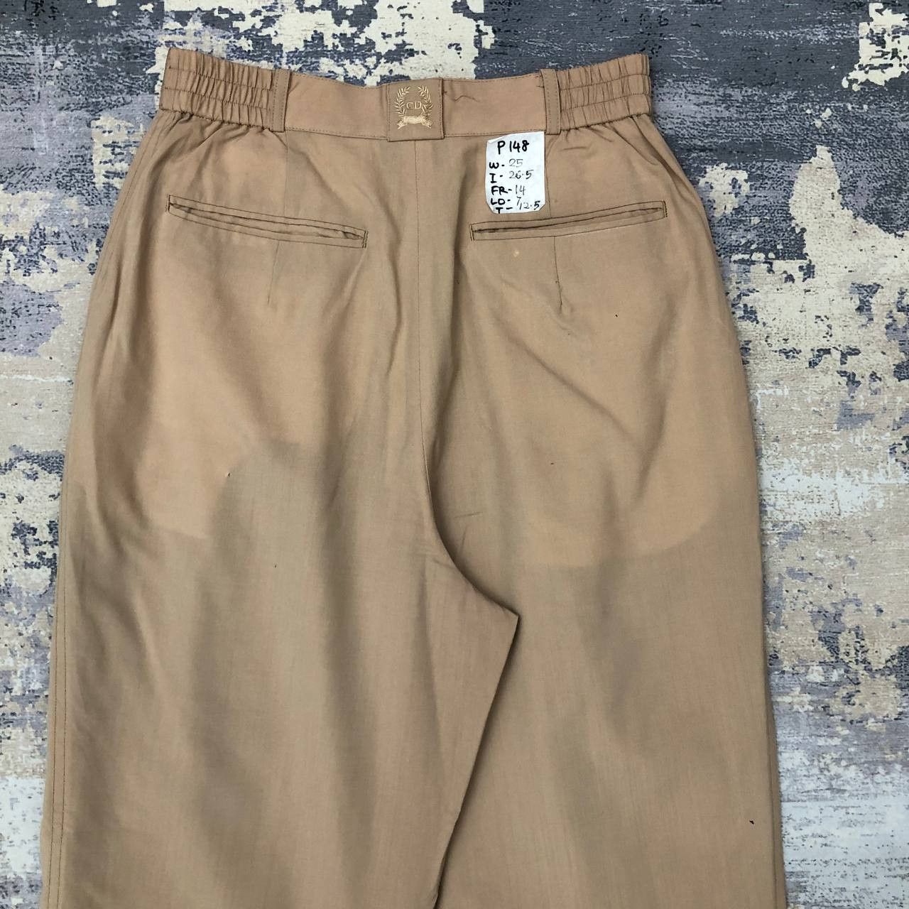 Christian Dior Monsieur P148 VTG CHRISTIAN DIOR SPORTS HIGH WAIST PANTS Size 25" / US 0 / IT 36 - 4 Thumbnail