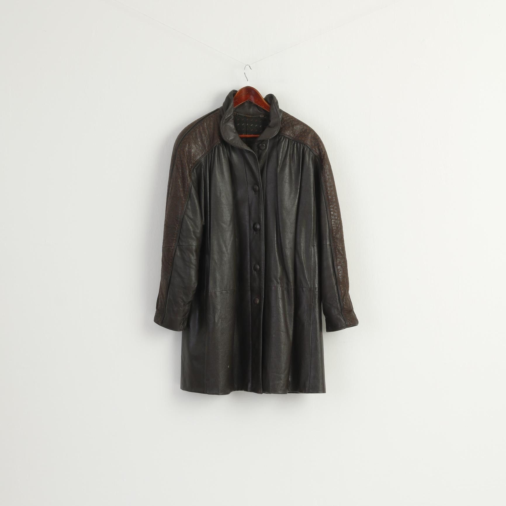 Vintage Norma Modell Women 38 M Jacket Brown Leather 2802 Size M / US 6-8 / IT 42-44 - 1 Thumbnail
