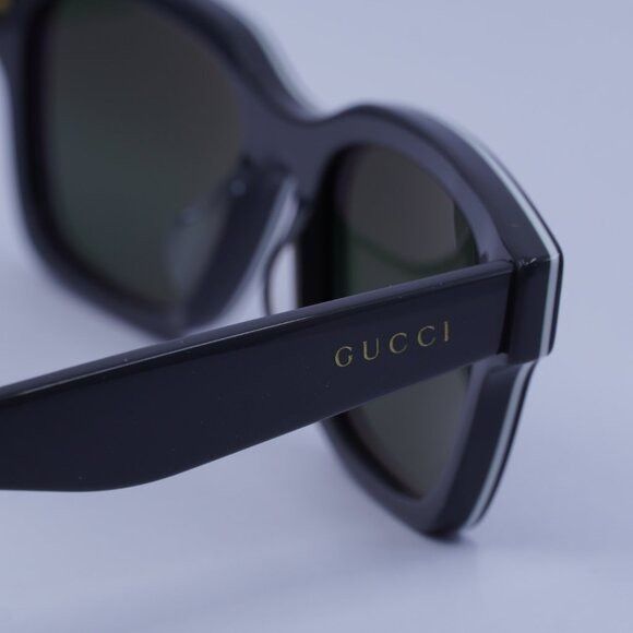 Gucci Gucci GG1641SA 003 Sunglasses Black Square Frame Size ONE SIZE - 9 Thumbnail