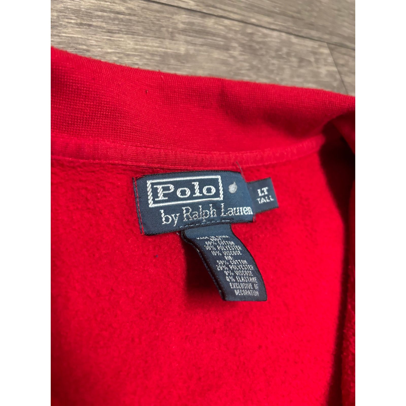 Polo Ralph Lauren × Ralph Lauren Polo Ralph Lauren Tracksuit Red Full Zip Jacket Sz LT Size US XXL / EU 58 / 5 - 3 Thumbnail