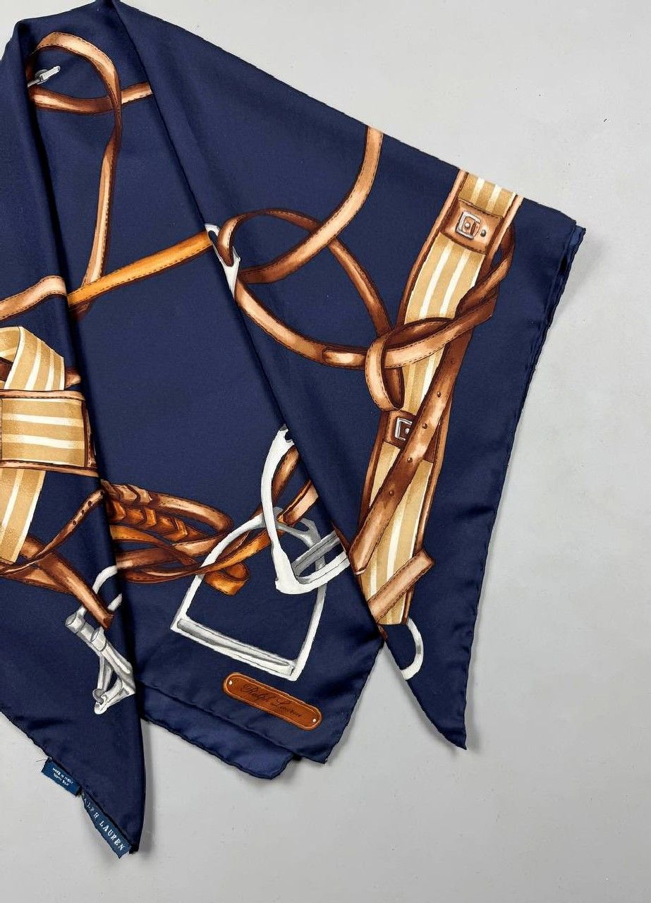 Polo Ralph Lauren × Ralph Lauren Ralph Lauren Silk Scarf Size ONE SIZE - 5 Thumbnail