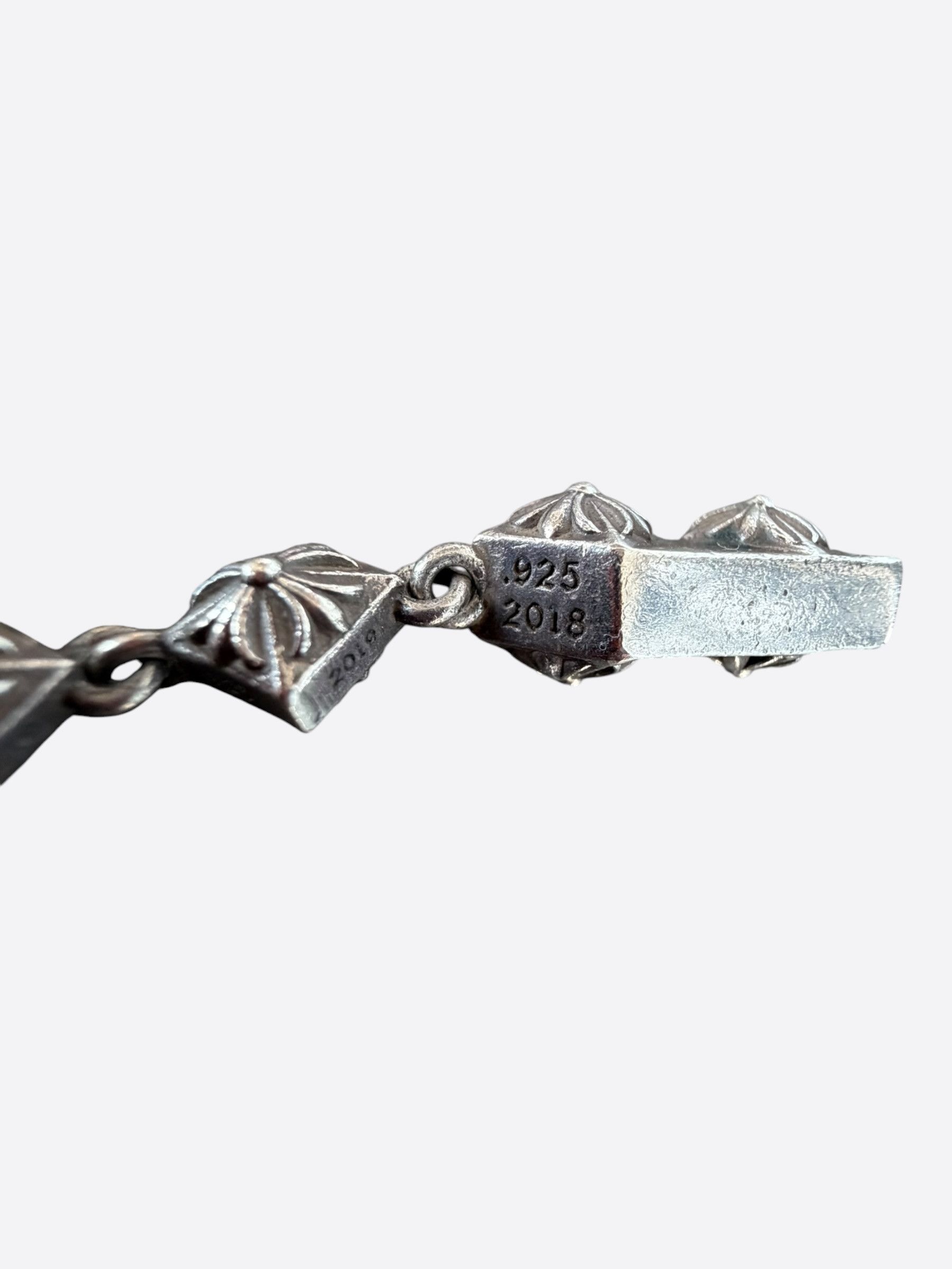 Chrome Hearts Chrome Hearts Silver Pyramid Cross Necklace Size ONE SIZE - 4 Thumbnail