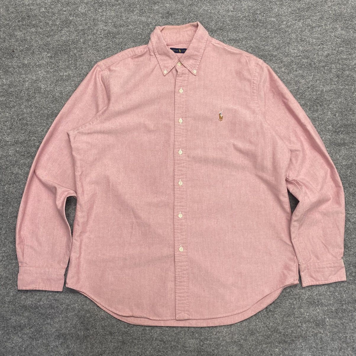 Polo Ralph Lauren Ralph Lauren Pink Long Sleeve Button Up Shirt Size Large Size US L / EU 52-54 / 3 - 2 Thumbnail