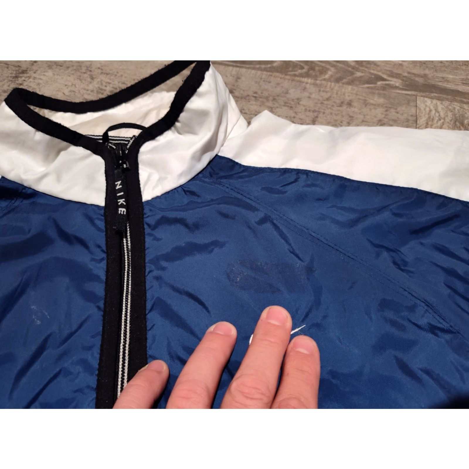 Nike VINTAGE NIKE 90s Full Zip SPELLOUT Windbreaker Jacket SWOOSH M Womens Size M / US 6-8 / IT 42-44 - 6 Thumbnail