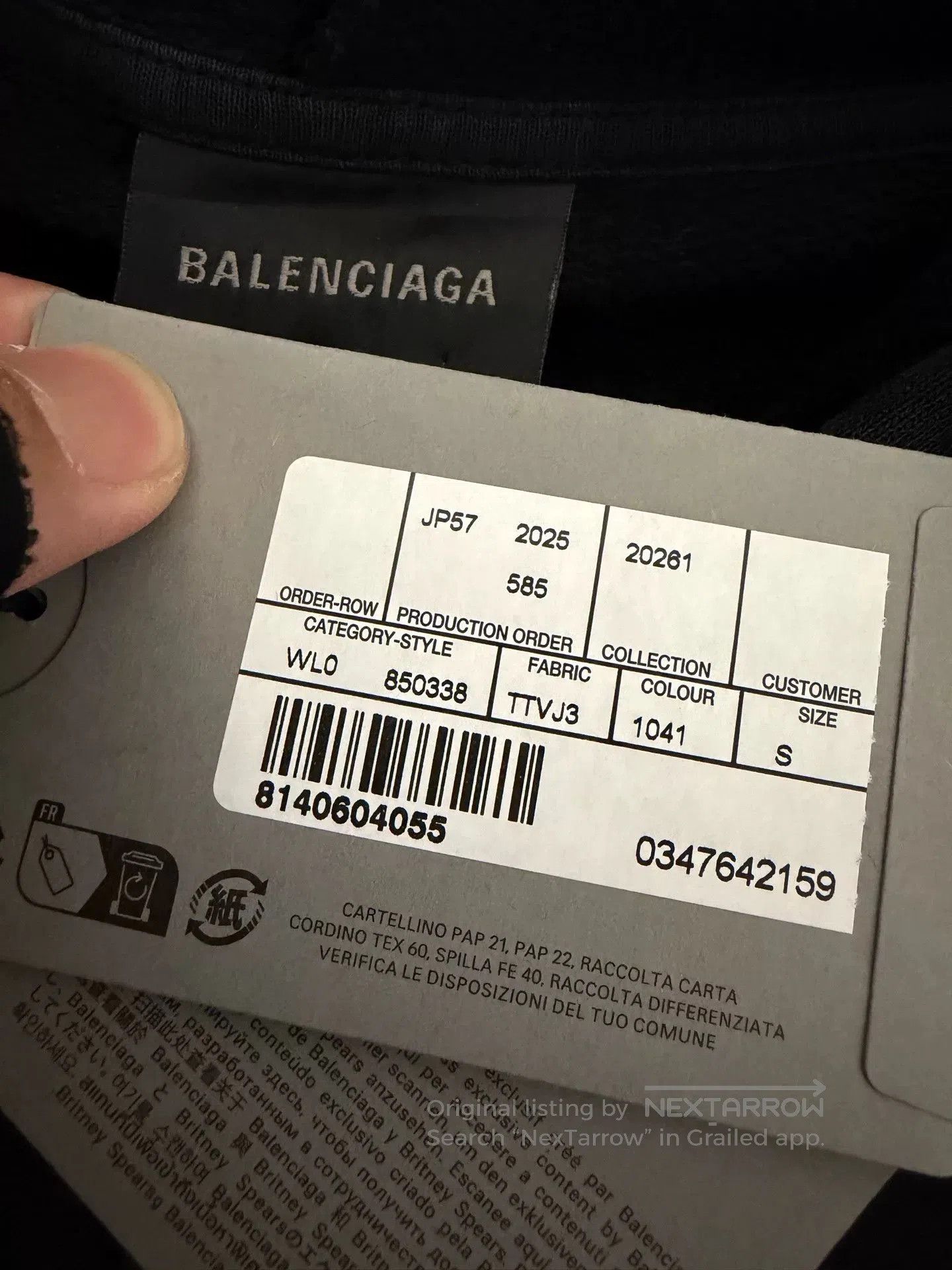 Balenciaga balenciaga britney portrait zip-up hoodie. Size S / US 4 / IT 40 - 3 Thumbnail