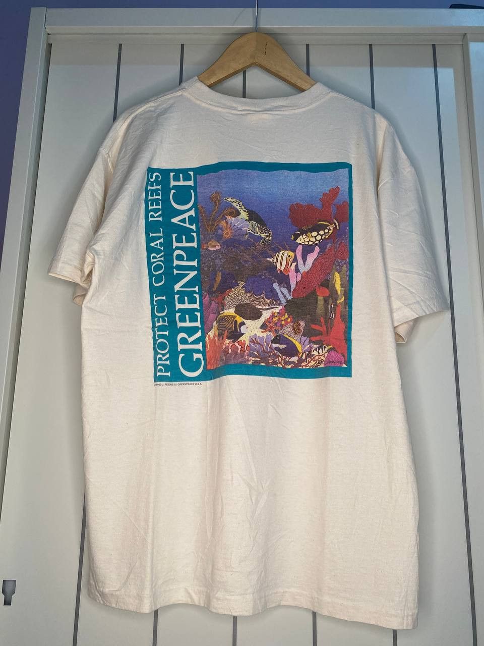 RARE 1990 GREENPEACE PROTECT CORAL REEFS JPERTO III ECOSPORT