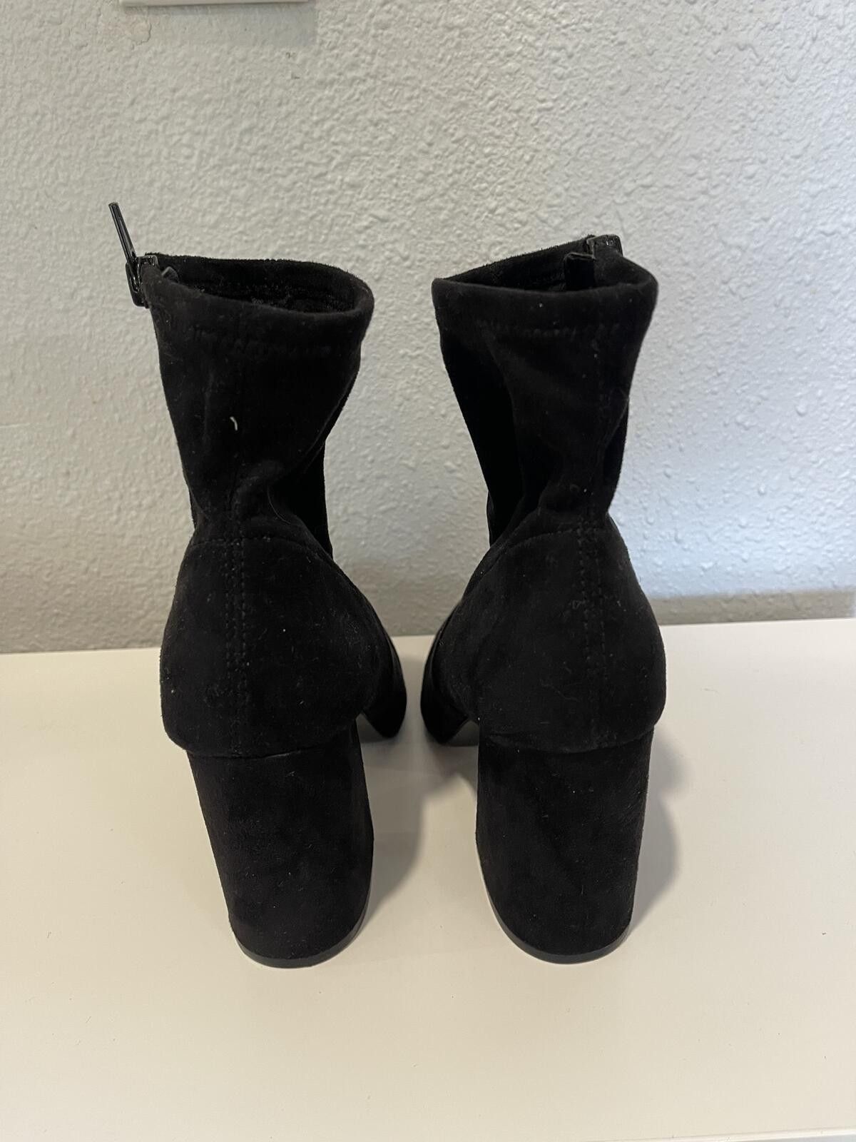 Steve Madden Steve Madden black Suede Ankle Boots with Block Heel Size US 7 / IT 37 - 2 Thumbnail