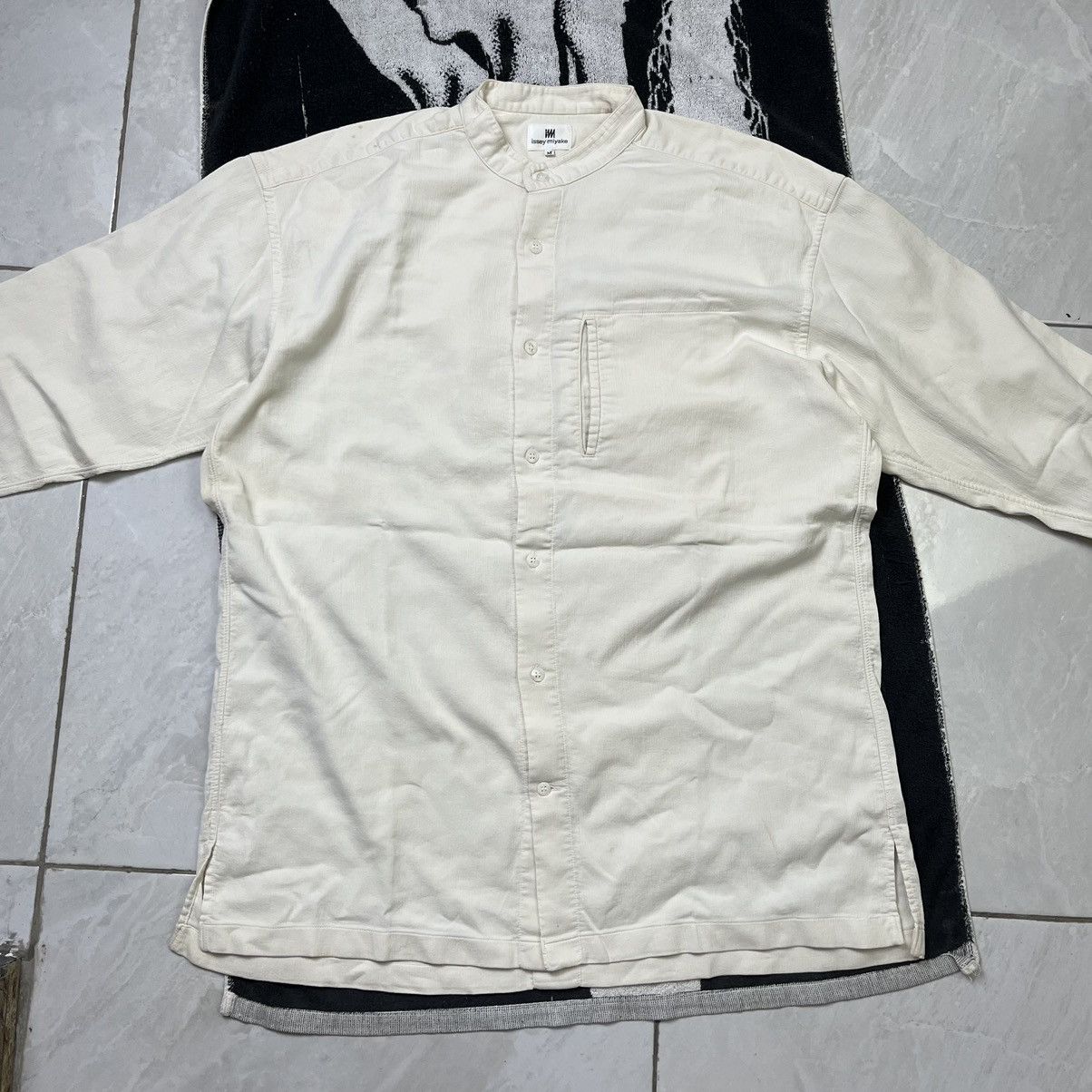 Designer × Issey Miyake × Japanese Brand Vintage Issey miyake textured long sleeve button shirt Size US M / EU 48-50 / 2 - 2 Thumbnail