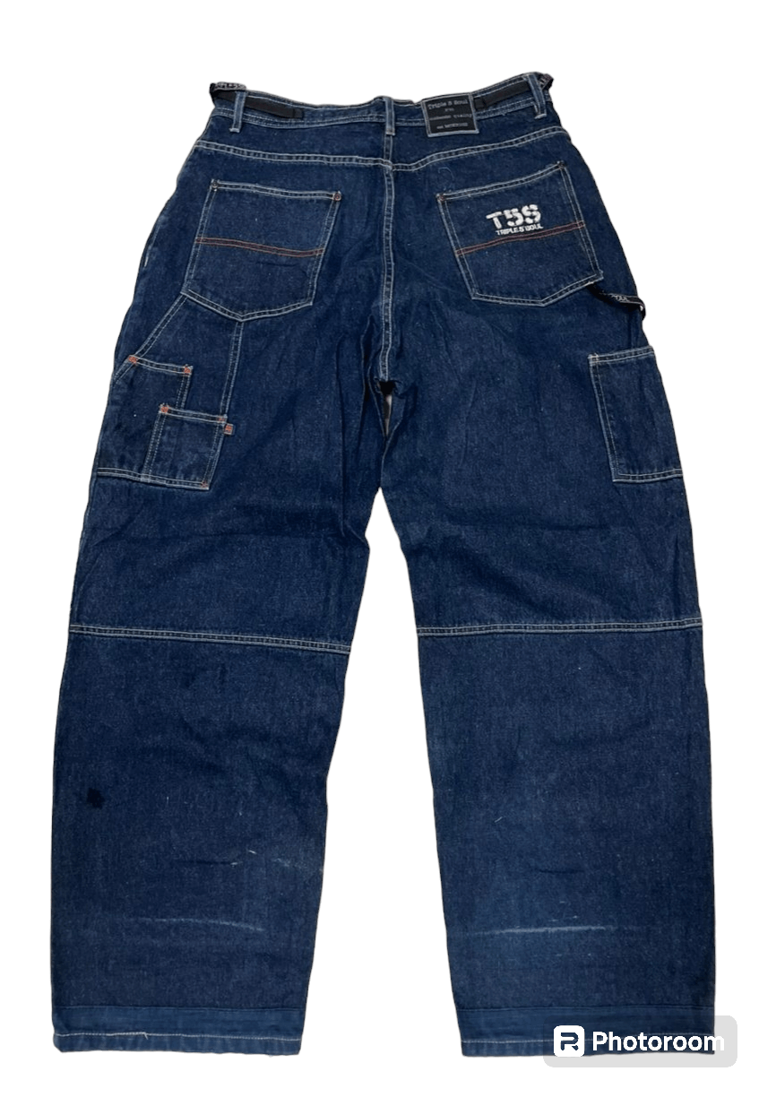 JNCO 💥Y2K Baggy Triple 5 Soul Jeans 💥 Size US 34 / EU 50 - 4 Thumbnail