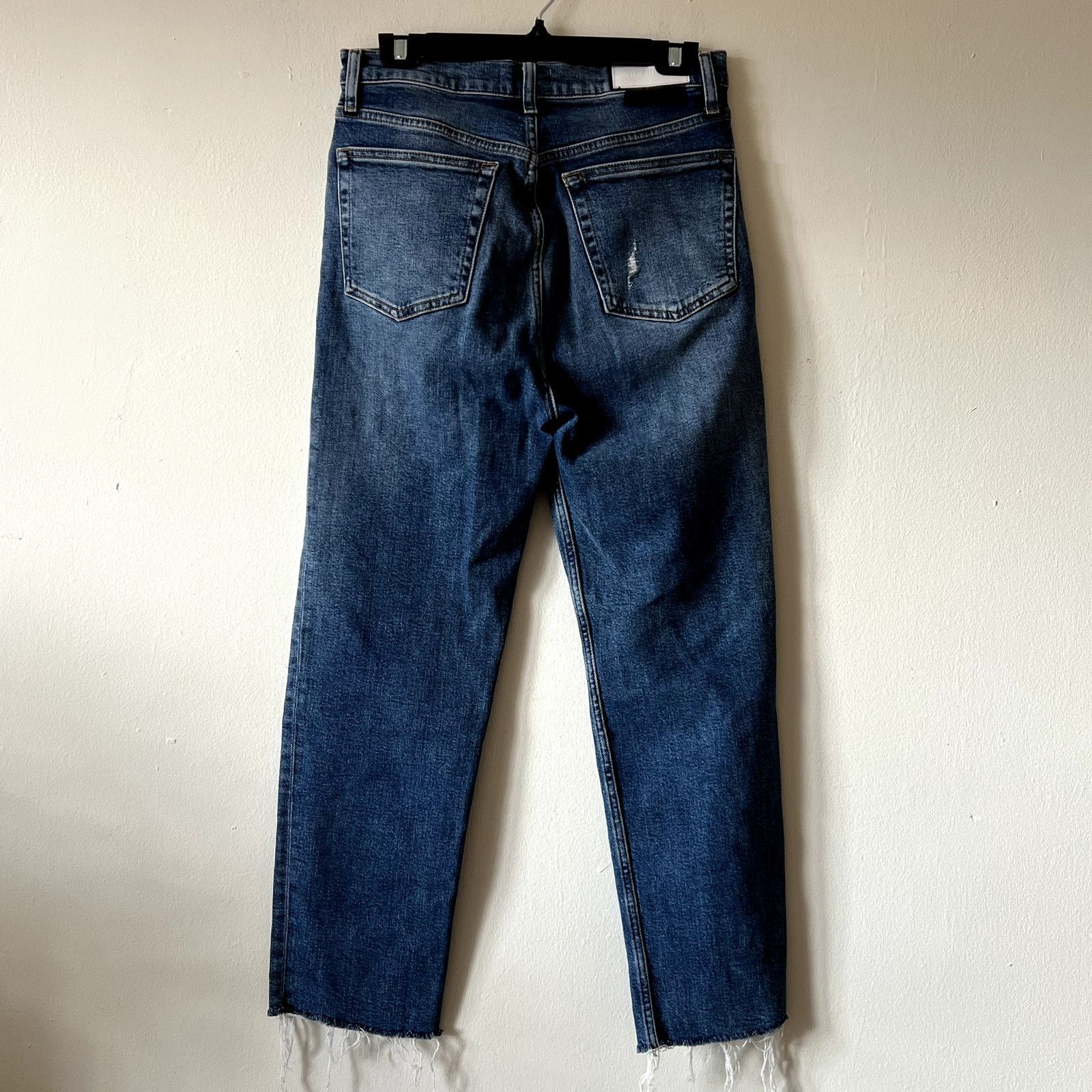 RE/DONE Re/done 70s Ultra High Rise jeans Indigo Destroy size 28 DR Size 28" / US 6 / IT 42 - 5 Thumbnail