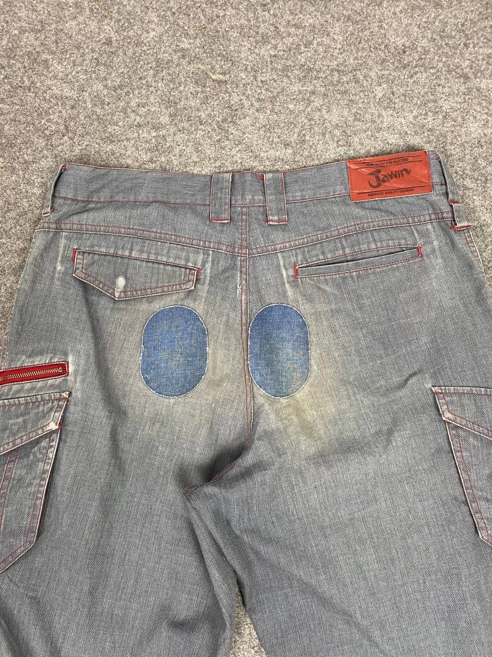 Japanese Brand vintage jawin japanese brands cargo denim nice design Size US 36 / EU 52 - 3 Thumbnail