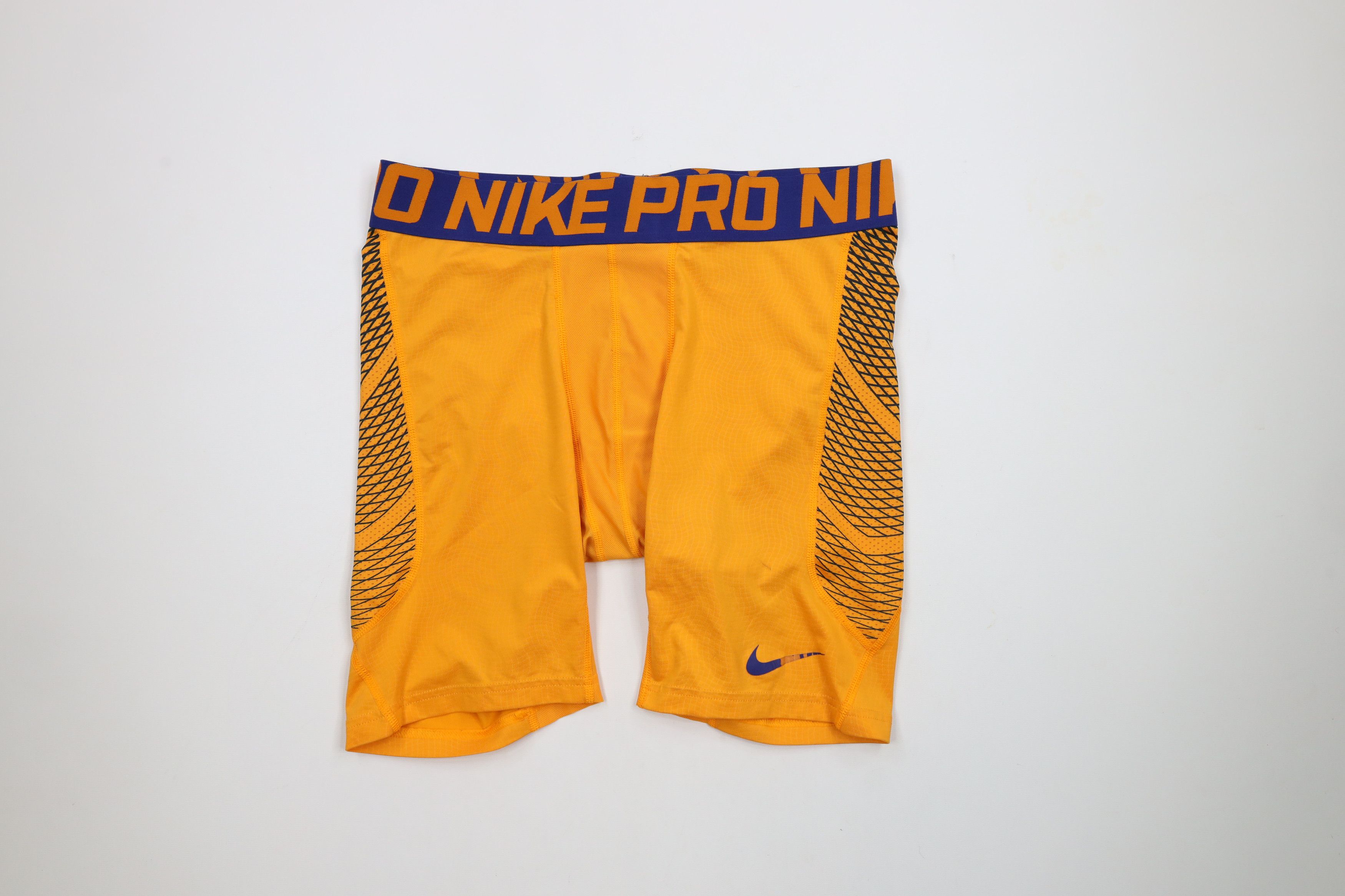 Nike Pro Combat Spandex Training Shorts Half Tights Orange
