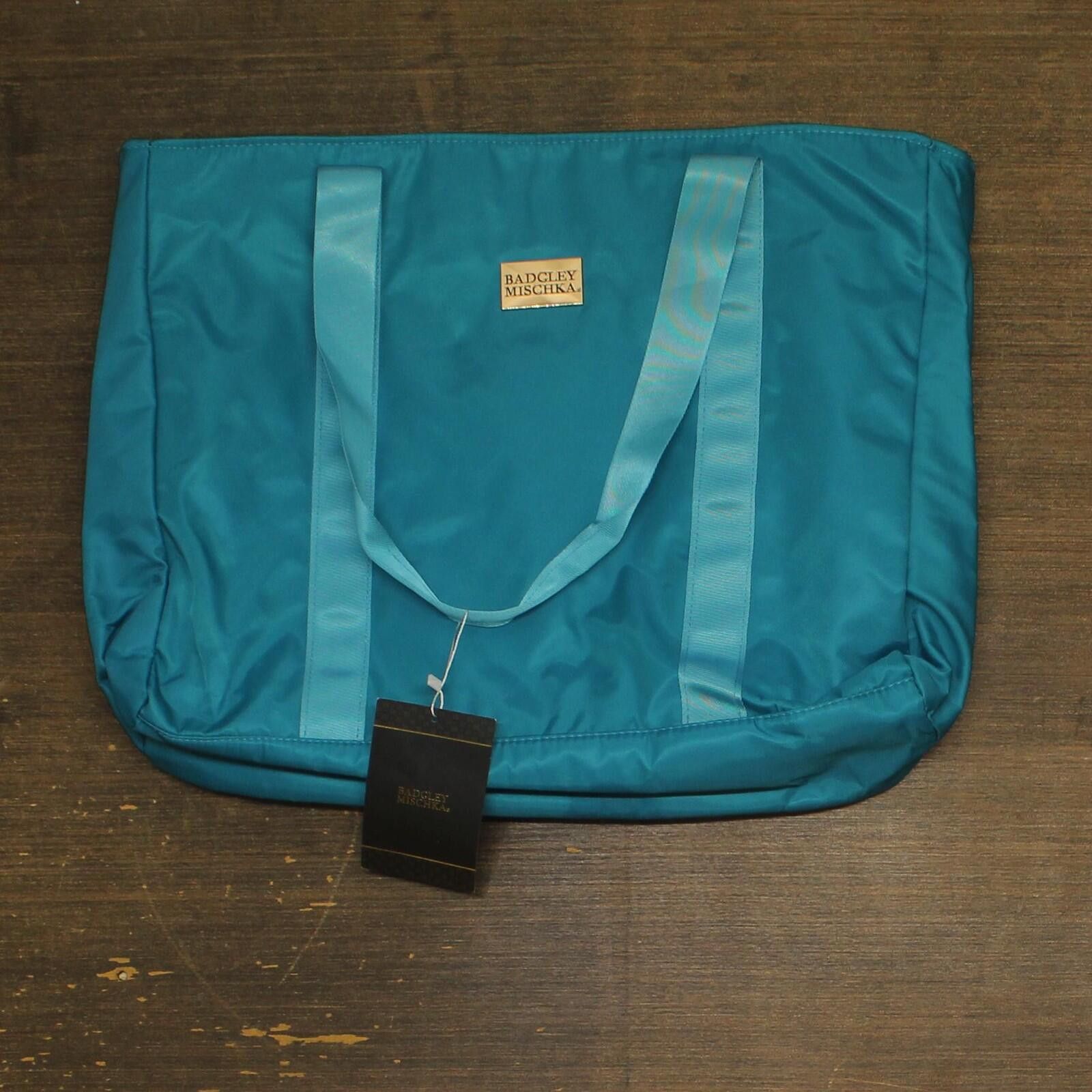 Other Nwt Badgley Mischka Bag Travel Tote Bag Aqua Blue One Size Size ONE SIZE - 1 Thumbnail