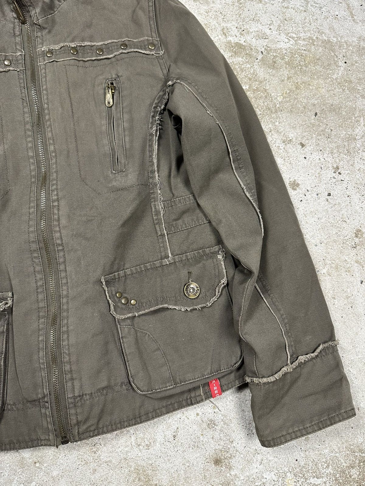 Other Vintage Y2K Army Military Distressed Style Japanese Jacket Size US S / EU 44-46 / 1 - 5 Thumbnail