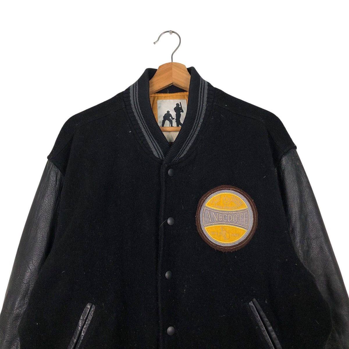 Japanese Brand 📌Vintage Varsity Leather Jacket Zut Petit Issey Miyake Size US L / EU 52-54 / 3 - 4 Thumbnail