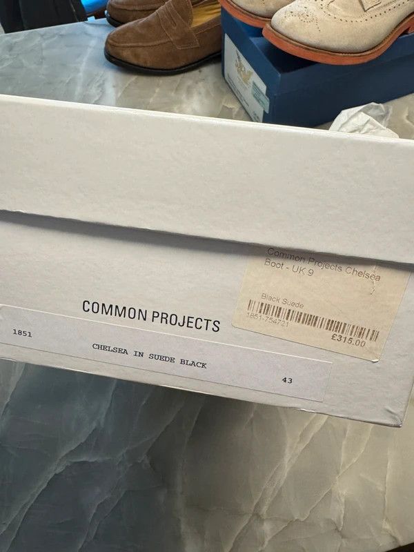 Common Projects Common Projects Chelsea Boot 43 black suede Size US 10 / EU 43 - 7 Thumbnail