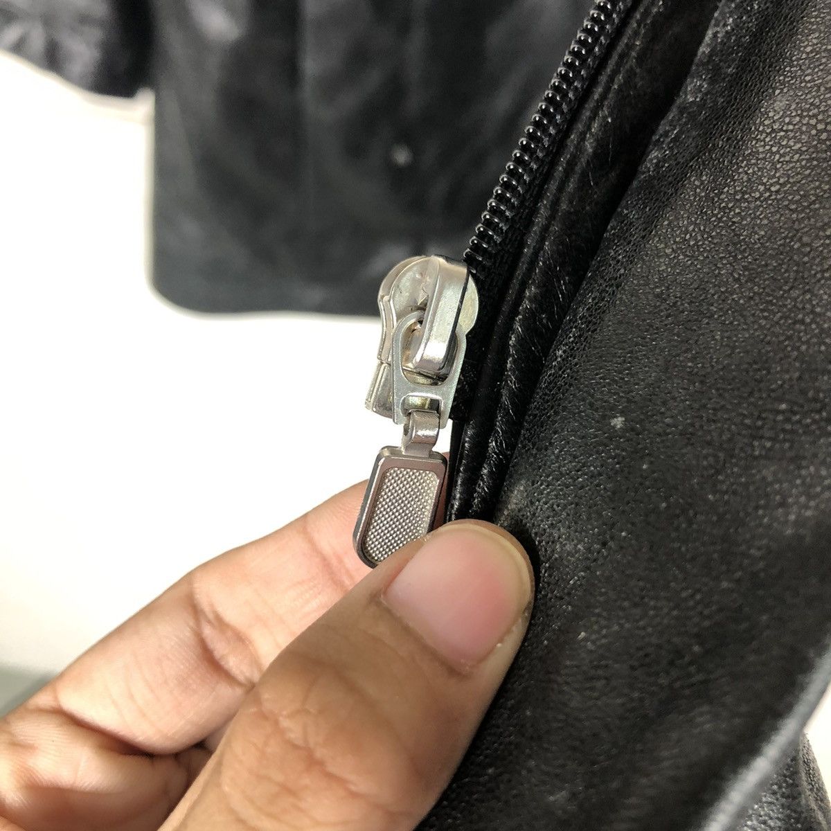 Japanese Brand 📌VINTAGE SOFT LEATHER BIKER JACKET NAUGHTY BIG POCKETS Size US L / EU 52-54 / 3 - 17 Thumbnail