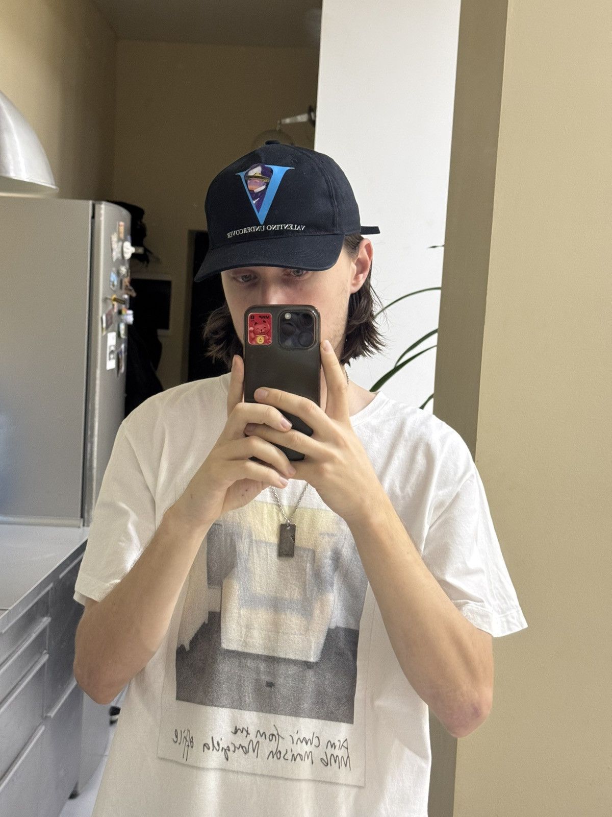 Undercover × Valentino Ss20 Undercover x Valentino V Face Hat(Black/OS) Size ONE SIZE - 3 Thumbnail