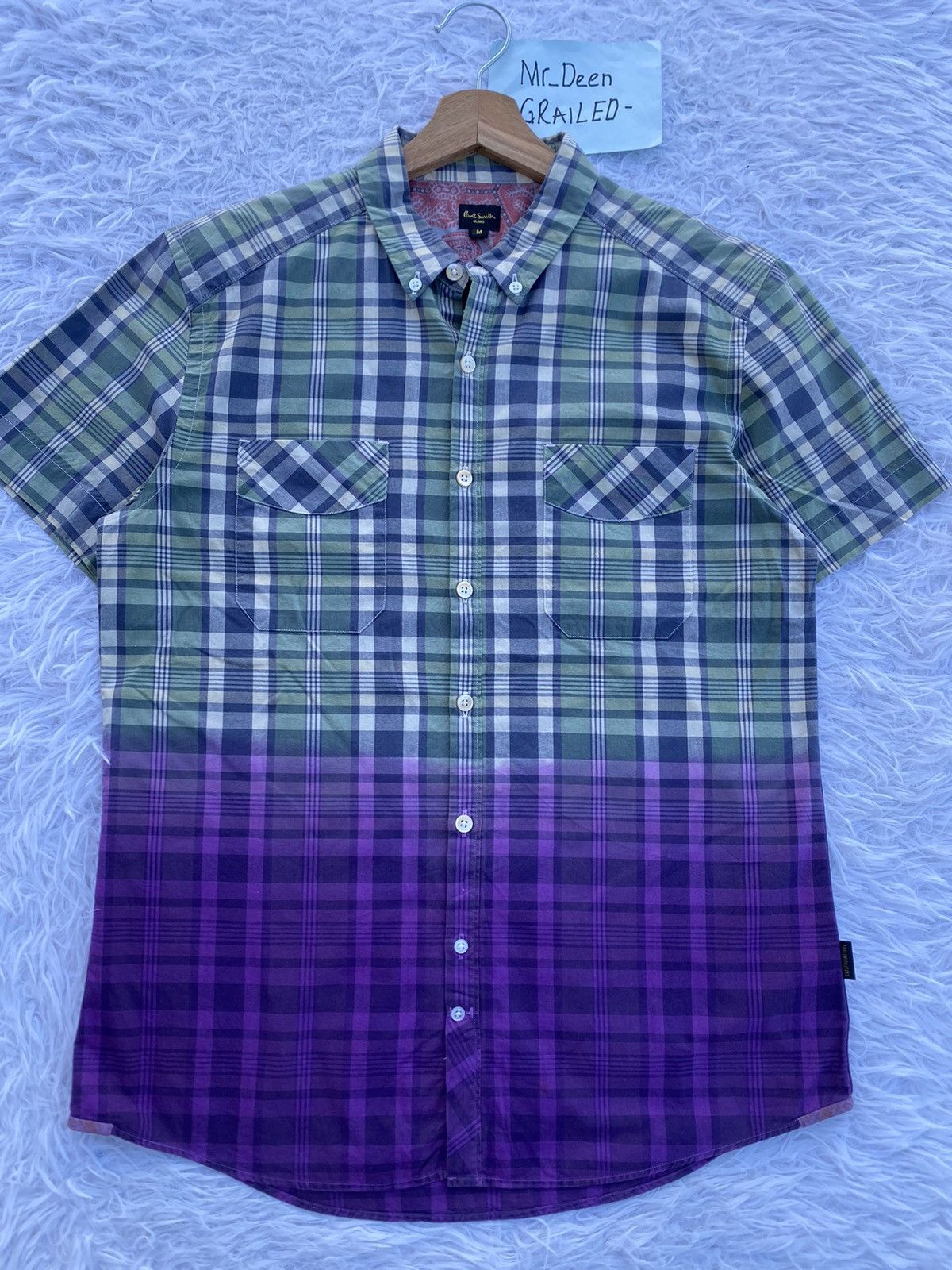 Paul Smith Rare Paul Smith Checkered Buttons Up Shirt Size US M / EU 48-50 / 2 - 4 Thumbnail
