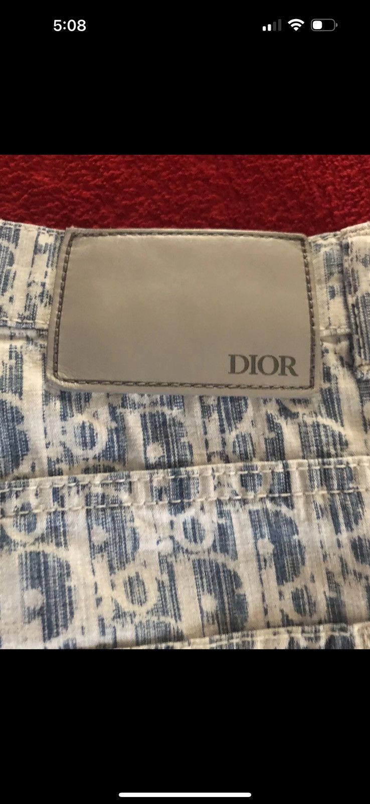 Dior CHRISTIAN DIOR OBLIQUE KASURI COTTON DENIM 30 Size US 30 / EU 46 - 3 Thumbnail