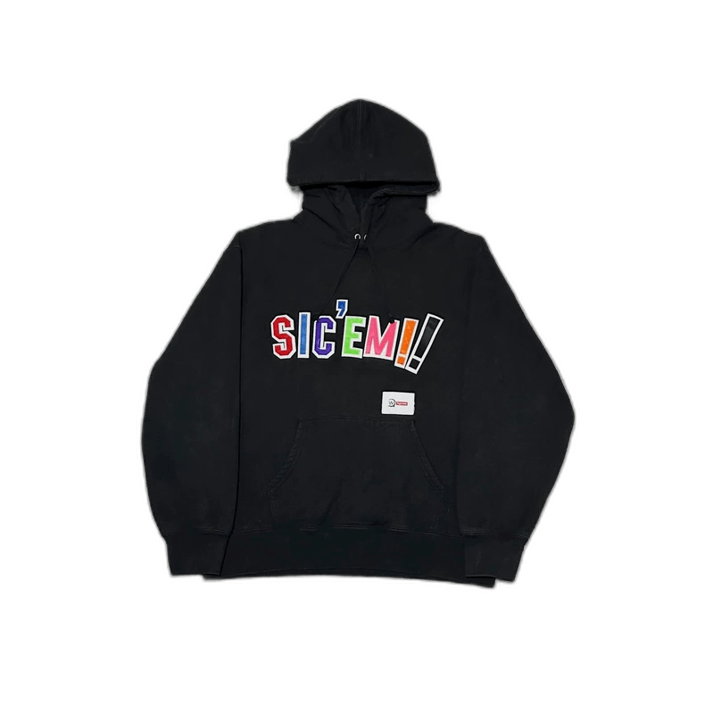 Wtaps Supreme Wtaps Black Hoodie with Colorful Text Size US M / EU 48-50 / 2 - 1 Thumbnail