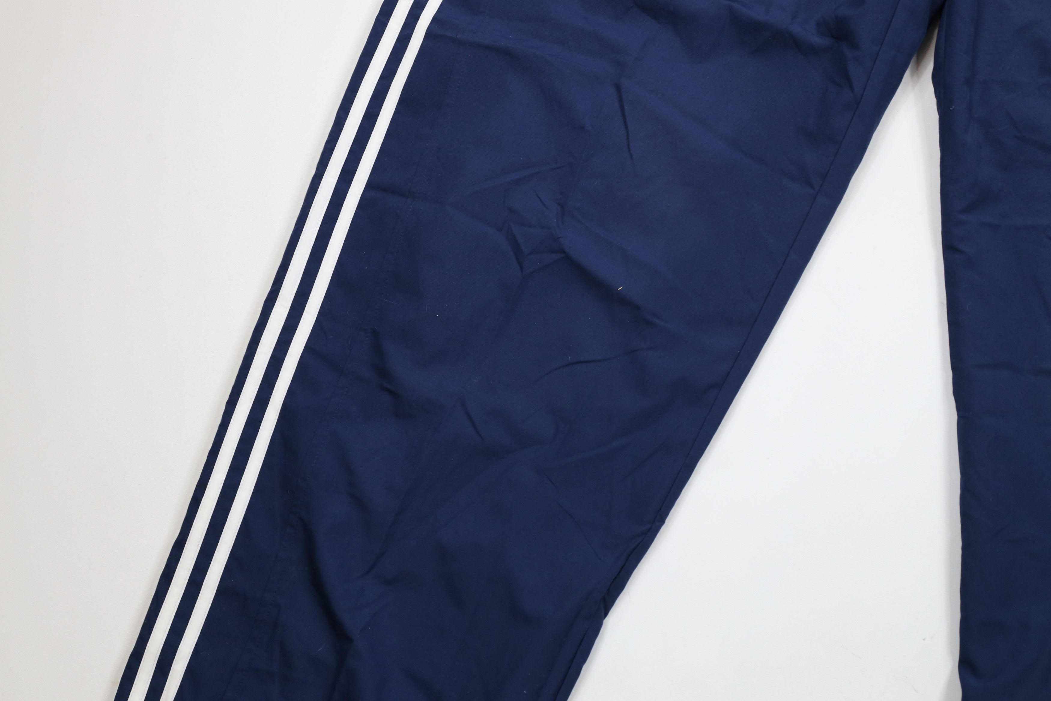 Adidas × Vintage Vintage Y2K 2004 Adidas Striped Lined Wide Leg Pants Blue Size US 40 / EU 56 - 5 Thumbnail
