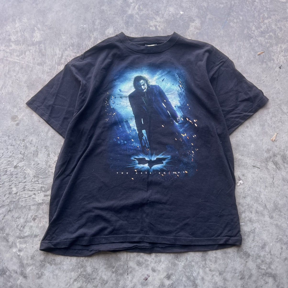 2008 Batman The Dark Knight Joker Promo Tee Rare XL