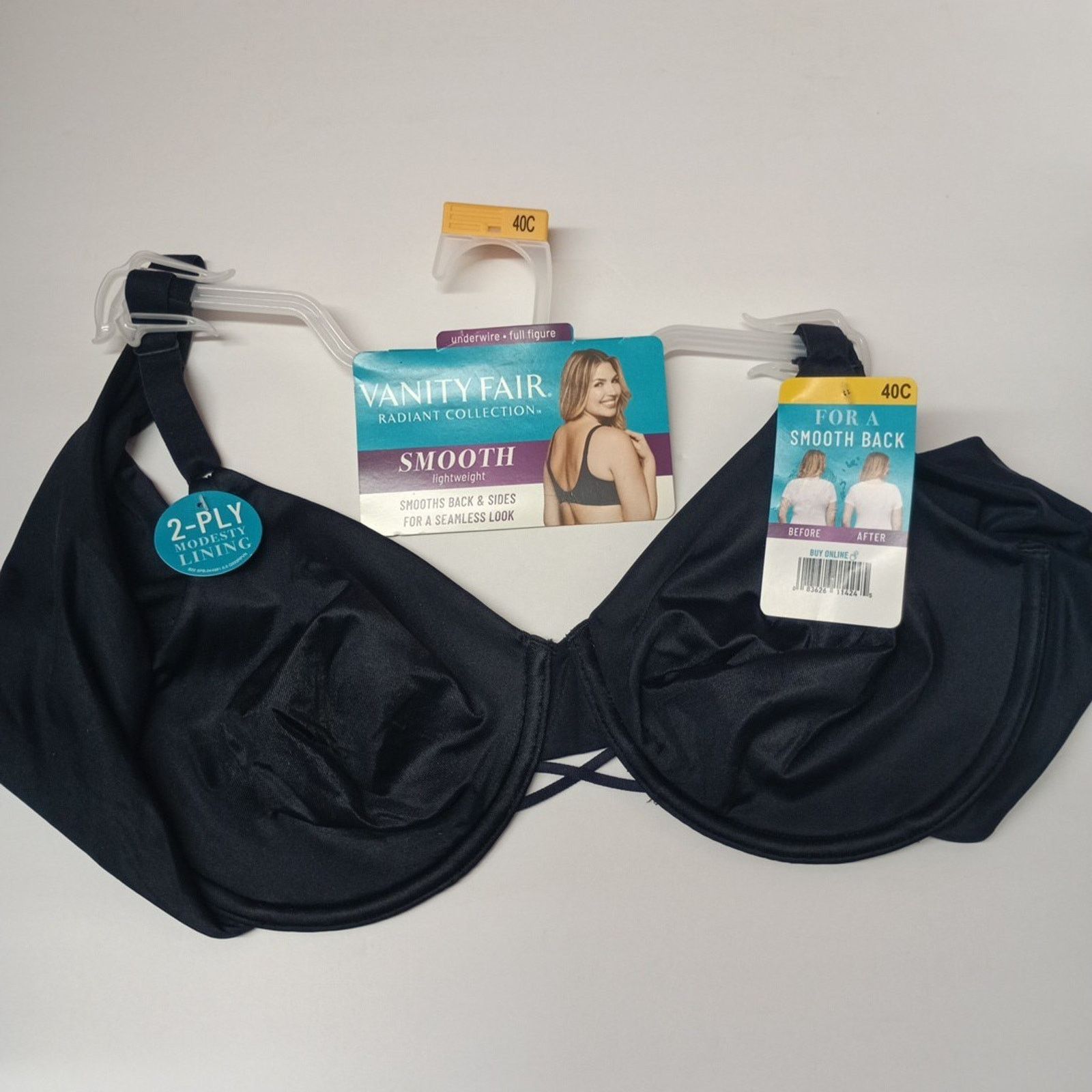 Other Vanity Fair Radiant Collection Underwire Bra Black Size 40C Size ONE SIZE - 1 Thumbnail