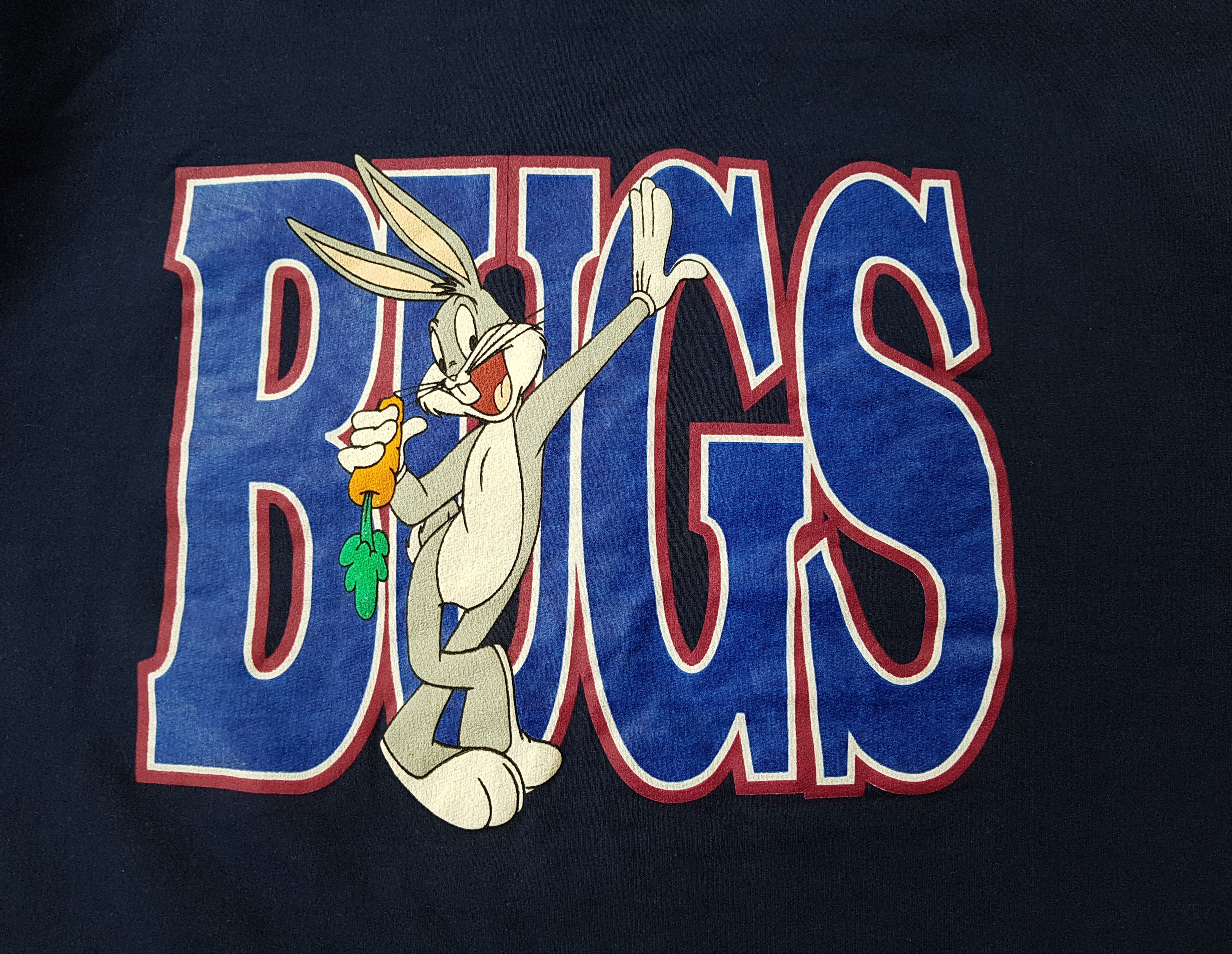 Warner Bros Vintage 1998 Bugs Bunny Warner Bros Sweatshirt made in USA Size US XL / EU 56 / 4 - 5 Thumbnail