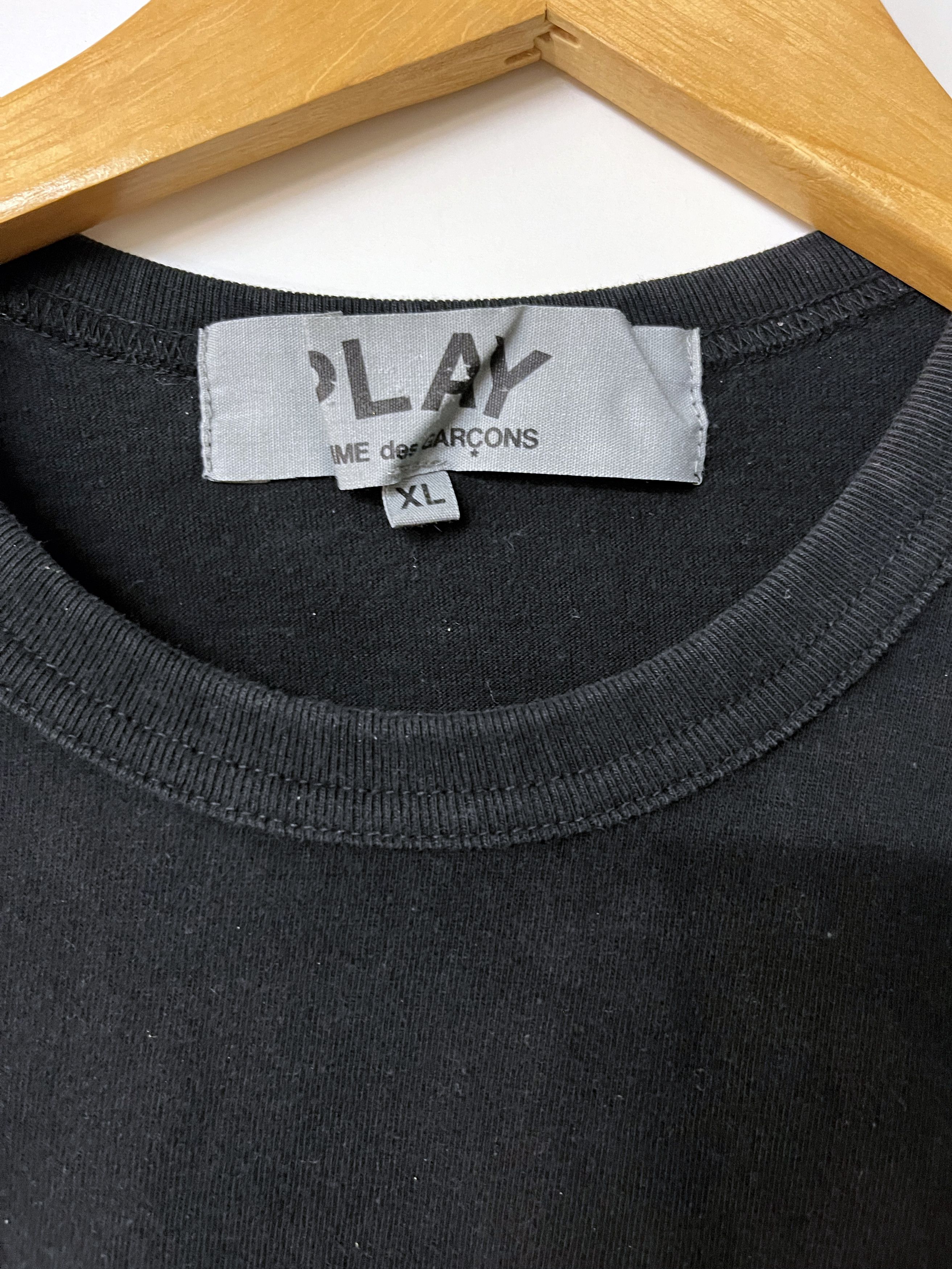 Comme des Garcons PLAY PLAY COMME DES GARÇONS Mini Heart LS Tee Black Size US L / EU 52-54 / 3 - 3 Thumbnail