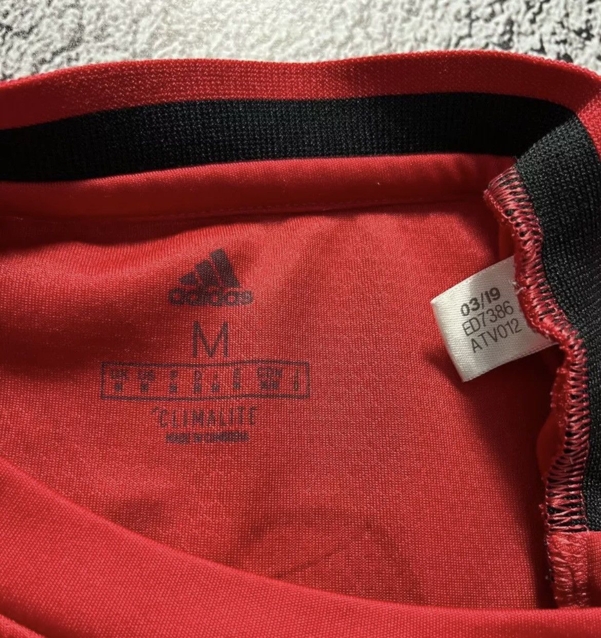 Adidas Manchester United Jersey Mens Red Soccer Maguire 2019-2020 Size US M / EU 48-50 / 2 - 12 Thumbnail