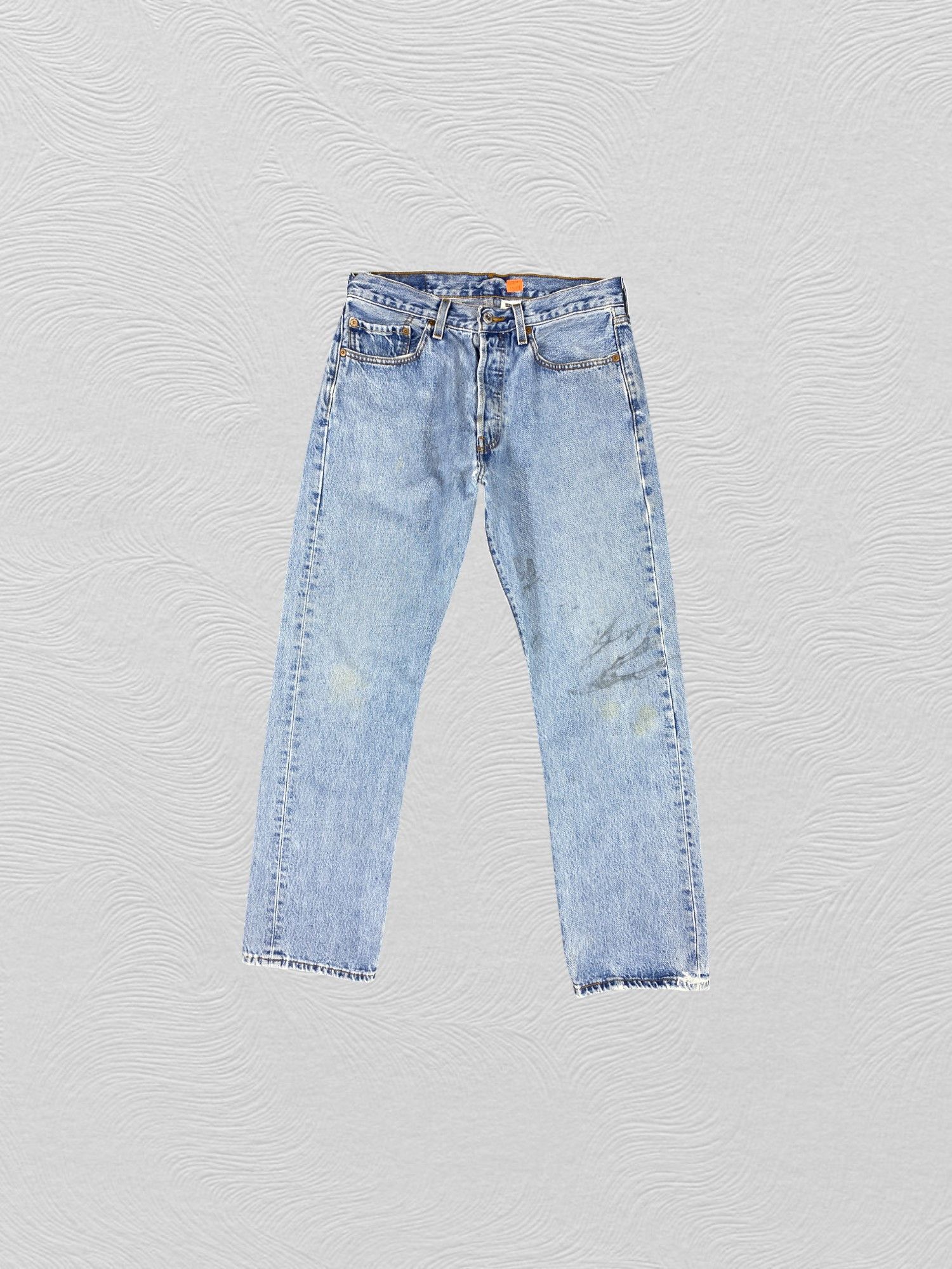 Japanese Brand Blue Vintage Levi's 501 Jeans 30x29.5 Denim -JN1519 Size US 30 / EU 46 - 1 Thumbnail