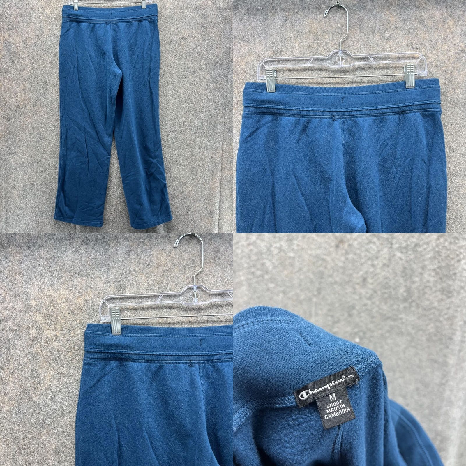 Champion VINTAGE Champion Pants Women M Blue Navy Cotton Fleece Straight Young? Size 32" / US 10 / IT 46 - 8 Thumbnail