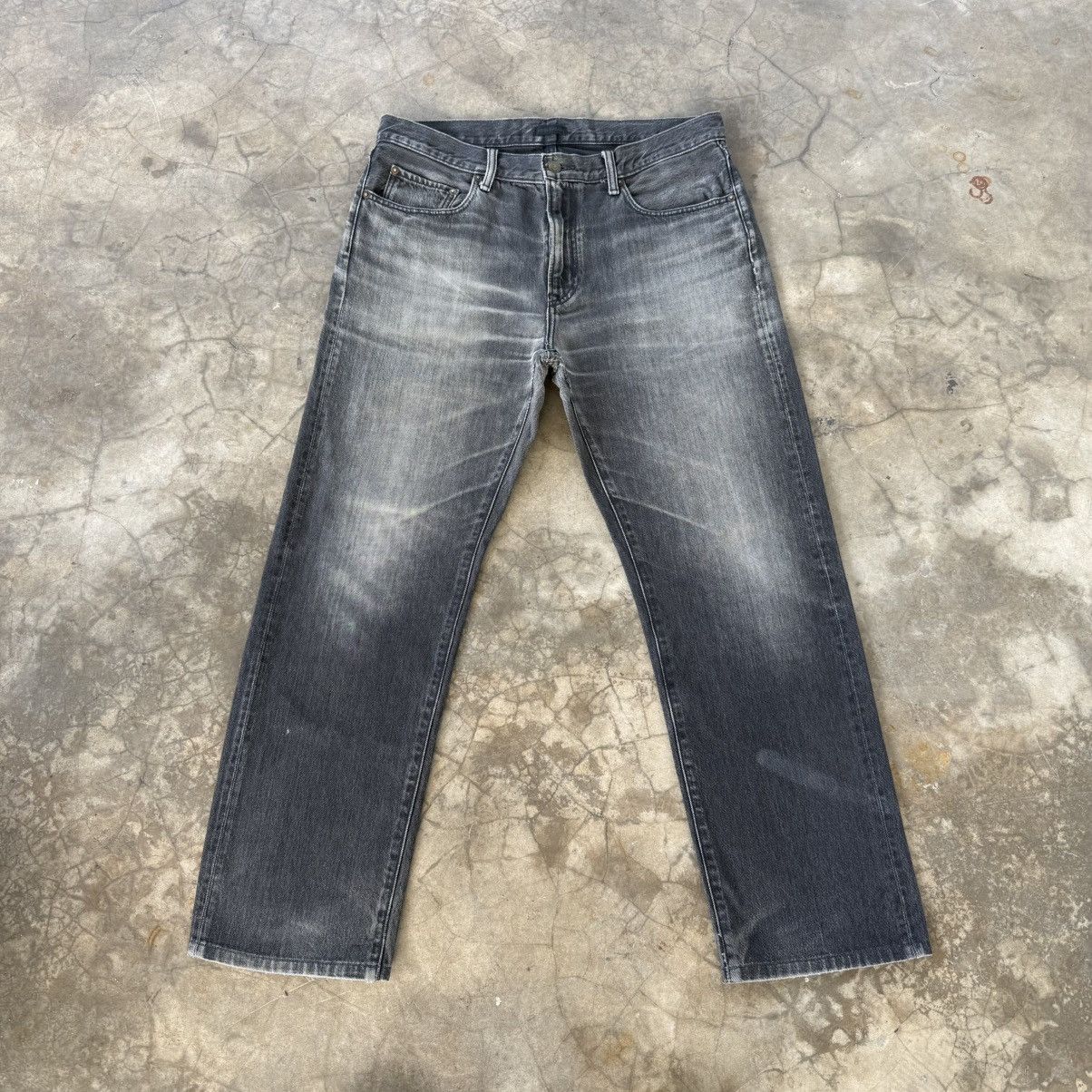 All Blacks W36x29 Vintage Japanese Black Denim Jean Pants Size US 36 / EU 52 - 1 Thumbnail