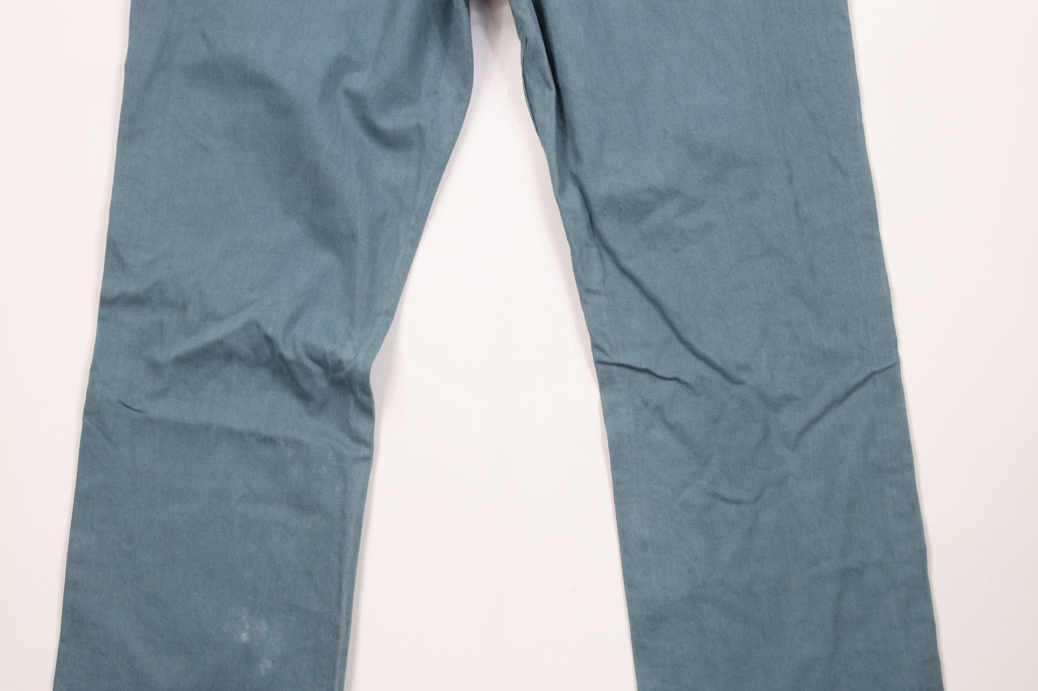 J.Crew Vintage Y2K J Crew Stonewash Slim Straight Jeans Teal Size US 34 / EU 50 - 11 Thumbnail