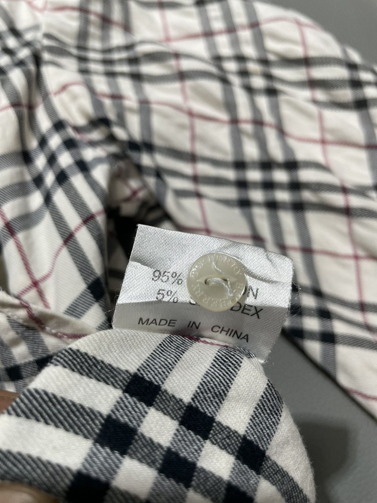 Burberry × Vintage Vintage Burberry Nova Check Women's Shirt Size L / US 10 / IT 46 - 6 Thumbnail