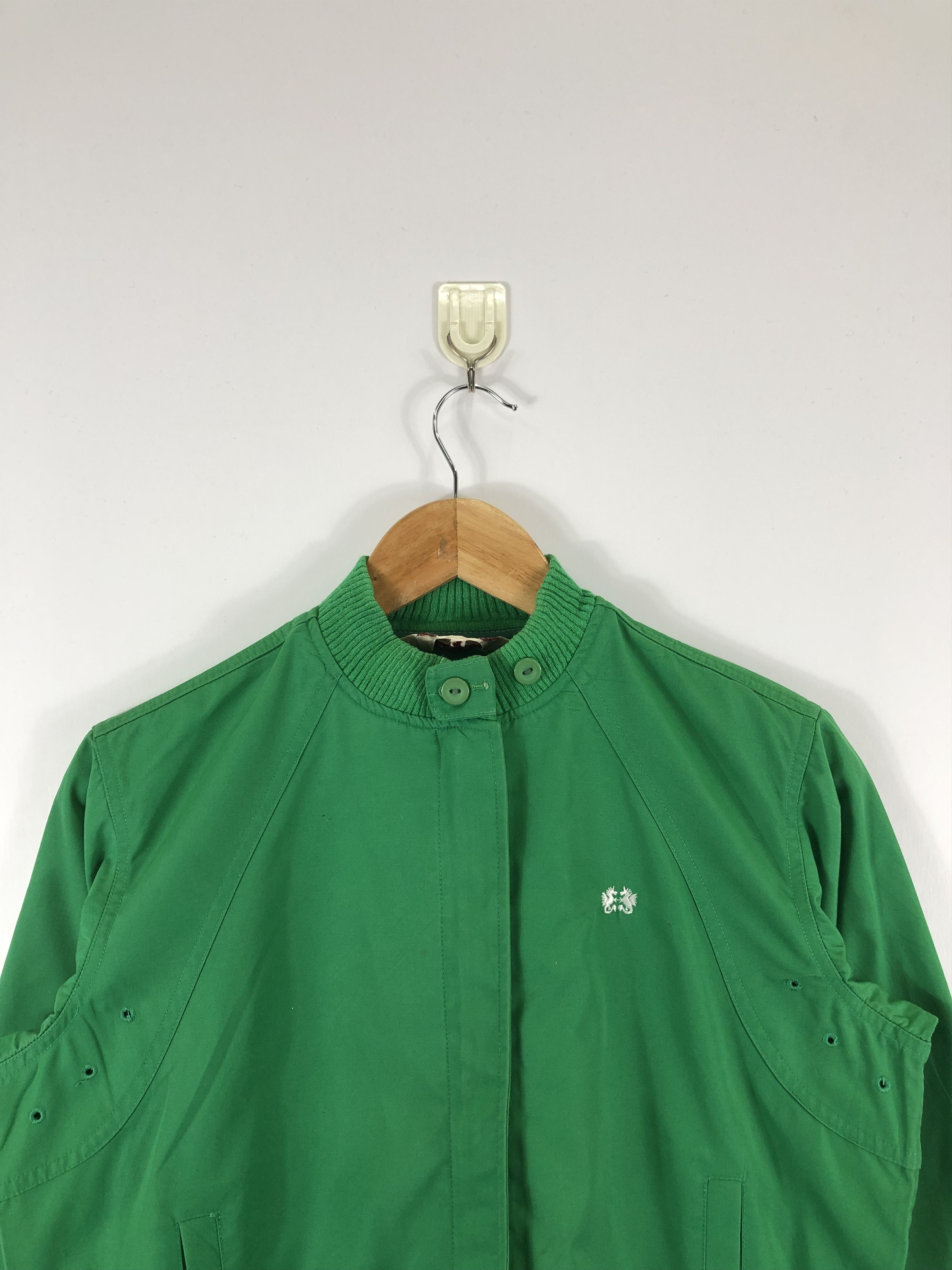 McGregor Vintage 90s Mcgregor Wool Varsity Jacket Green V0282 Size US M / EU 48-50 / 2 - 2 Thumbnail