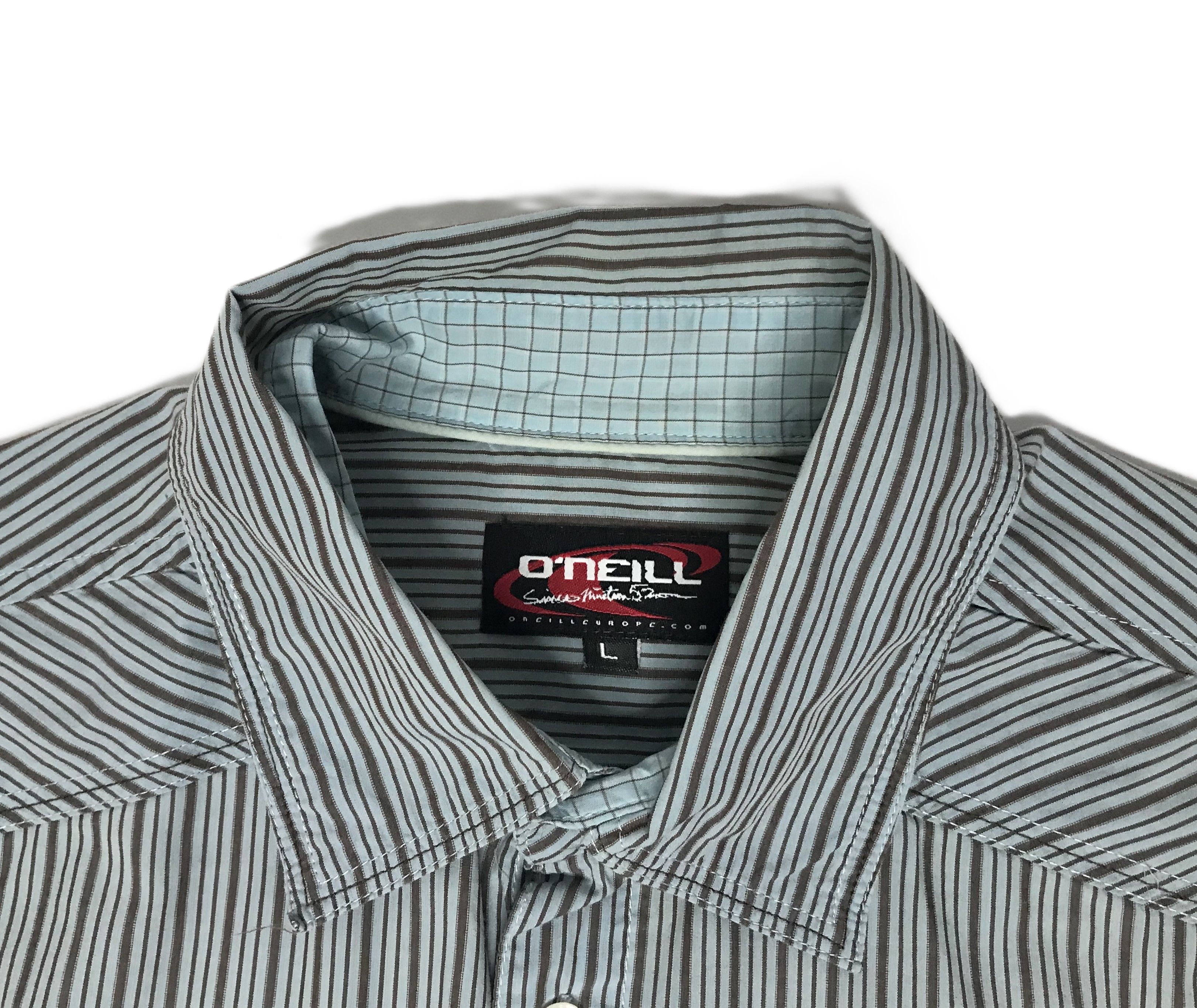 O'Neill O'Neill Mens Stripe Button Up Shirt Size L Size US L / EU 52-54 / 3 - 7 Thumbnail