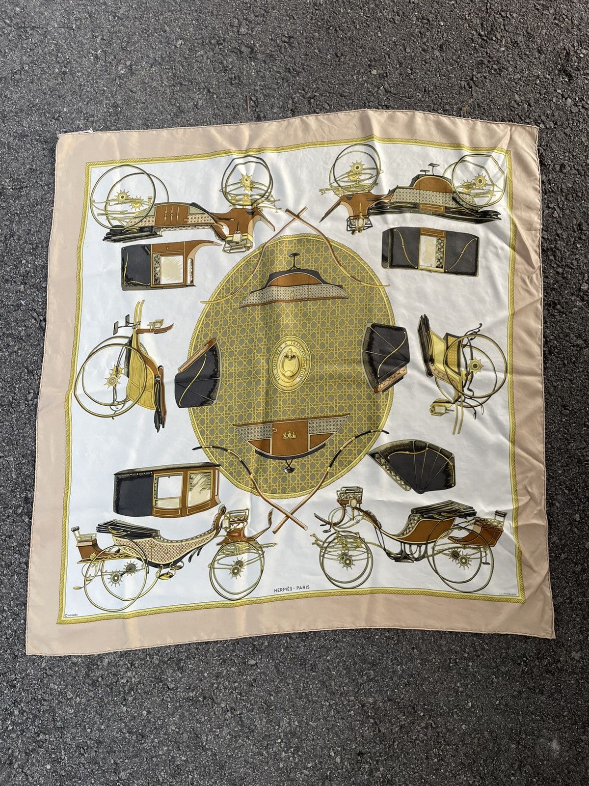 Hermes Hermes La Perriere | Scarf Size ONE SIZE - 1 Thumbnail