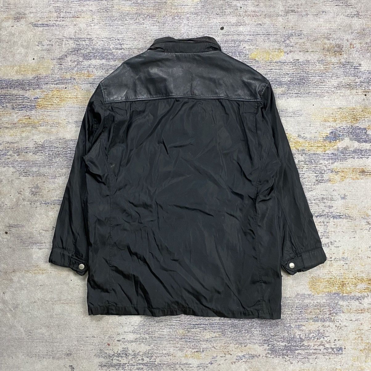 Prada jacket mix leather