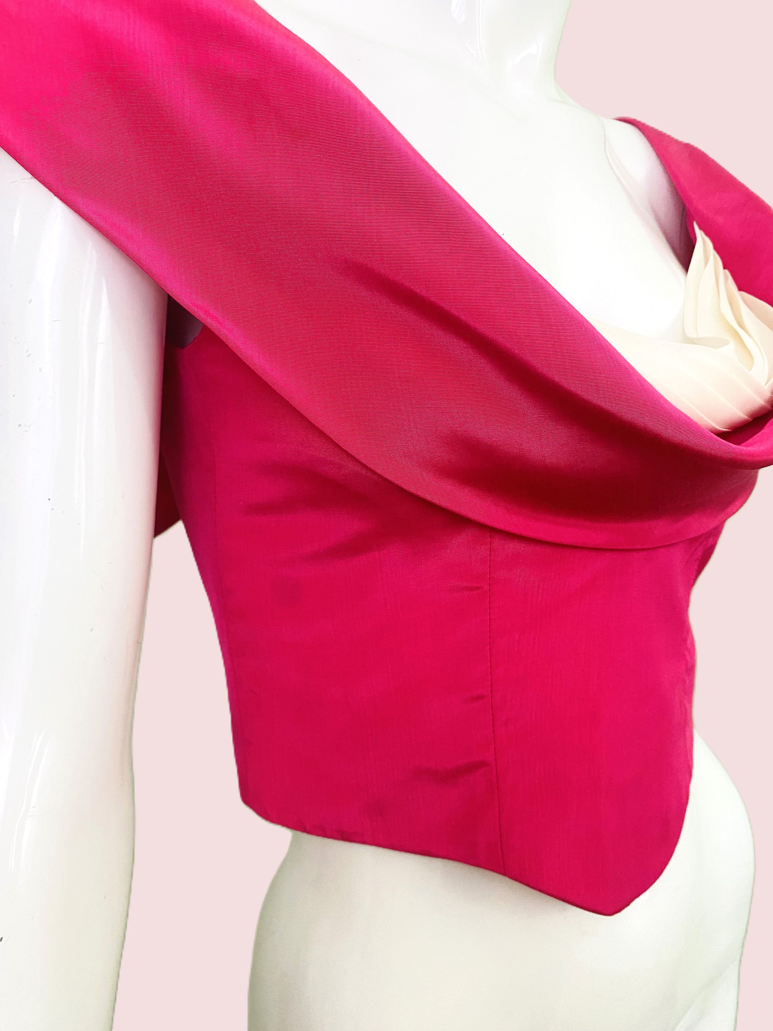 Moschino Moschino Couture Pink Small Pirate Top Corset Bustier Size S / US 4 / IT 40 - 8 Thumbnail